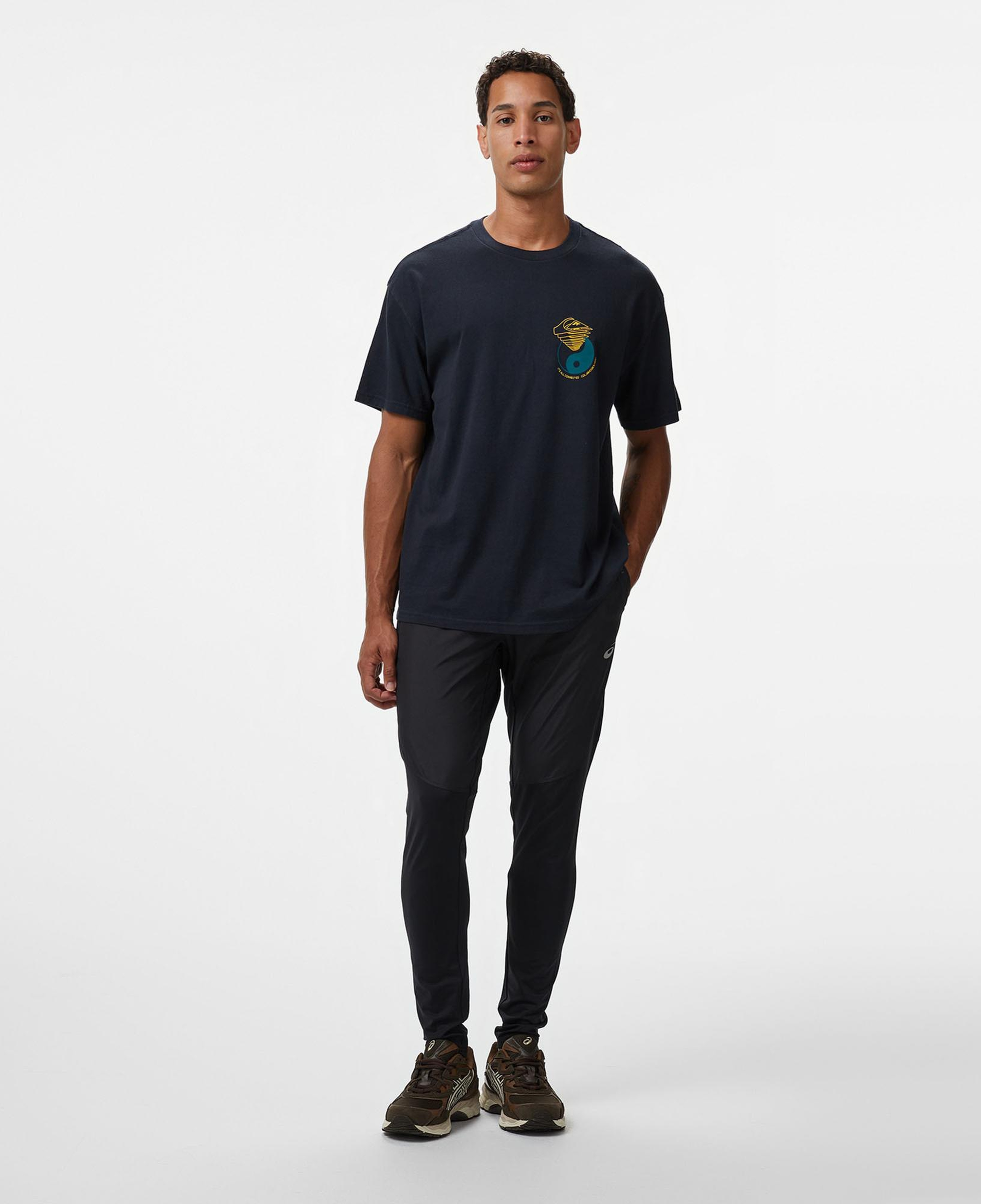 Quiksilver Hw Hypnotic Wave Ss Erkek Siyah T-Shirt