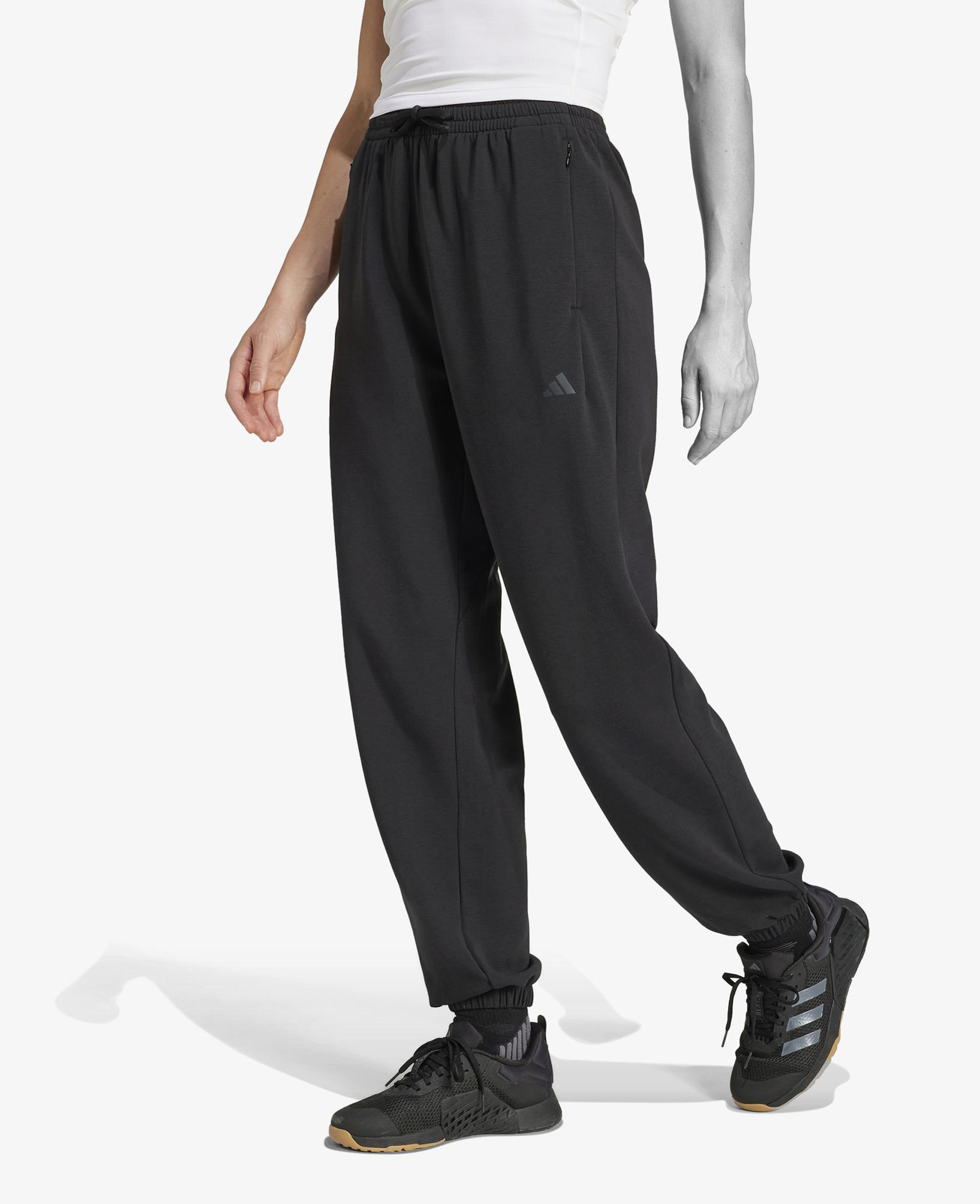 adidas Designed For Training Crew Kadın Siyah Antrenman Eşofman Altı