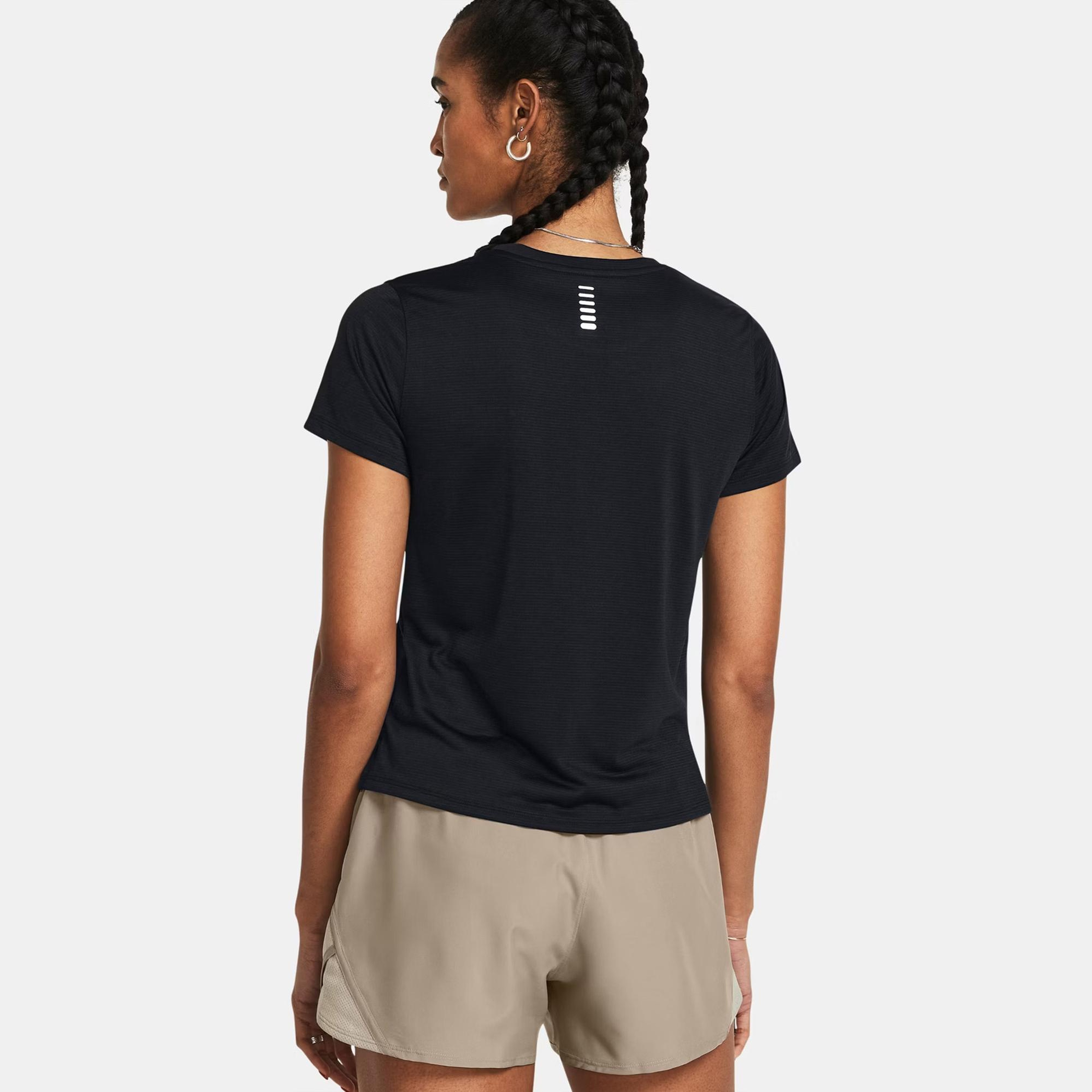 Under Armour Launch Kadın Siyah Günlük T-Shirt