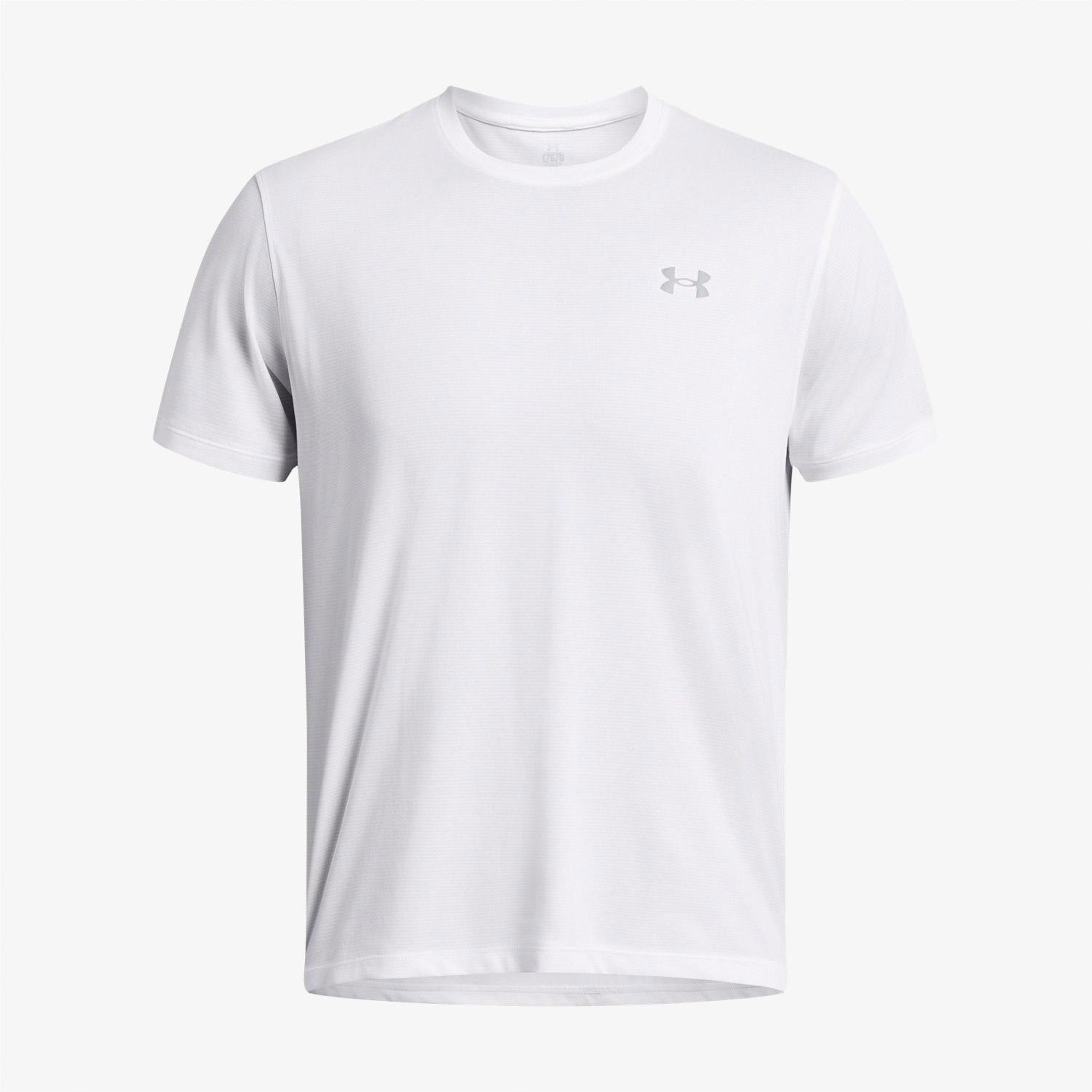 Under Armour Launch Erkek Beyaz Antrenman T-Shirt
