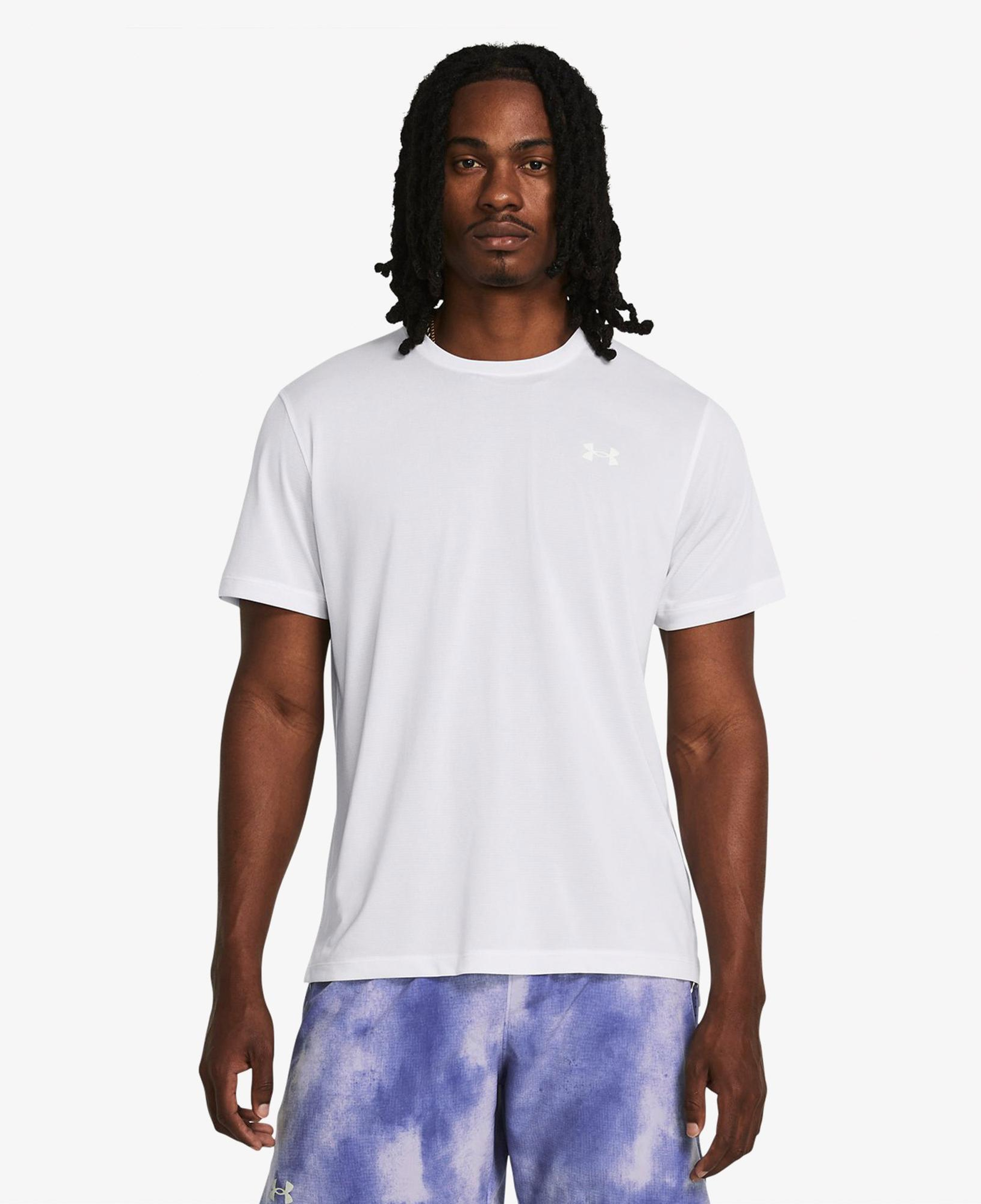 Under Armour Launch Erkek Beyaz Antrenman T-Shirt