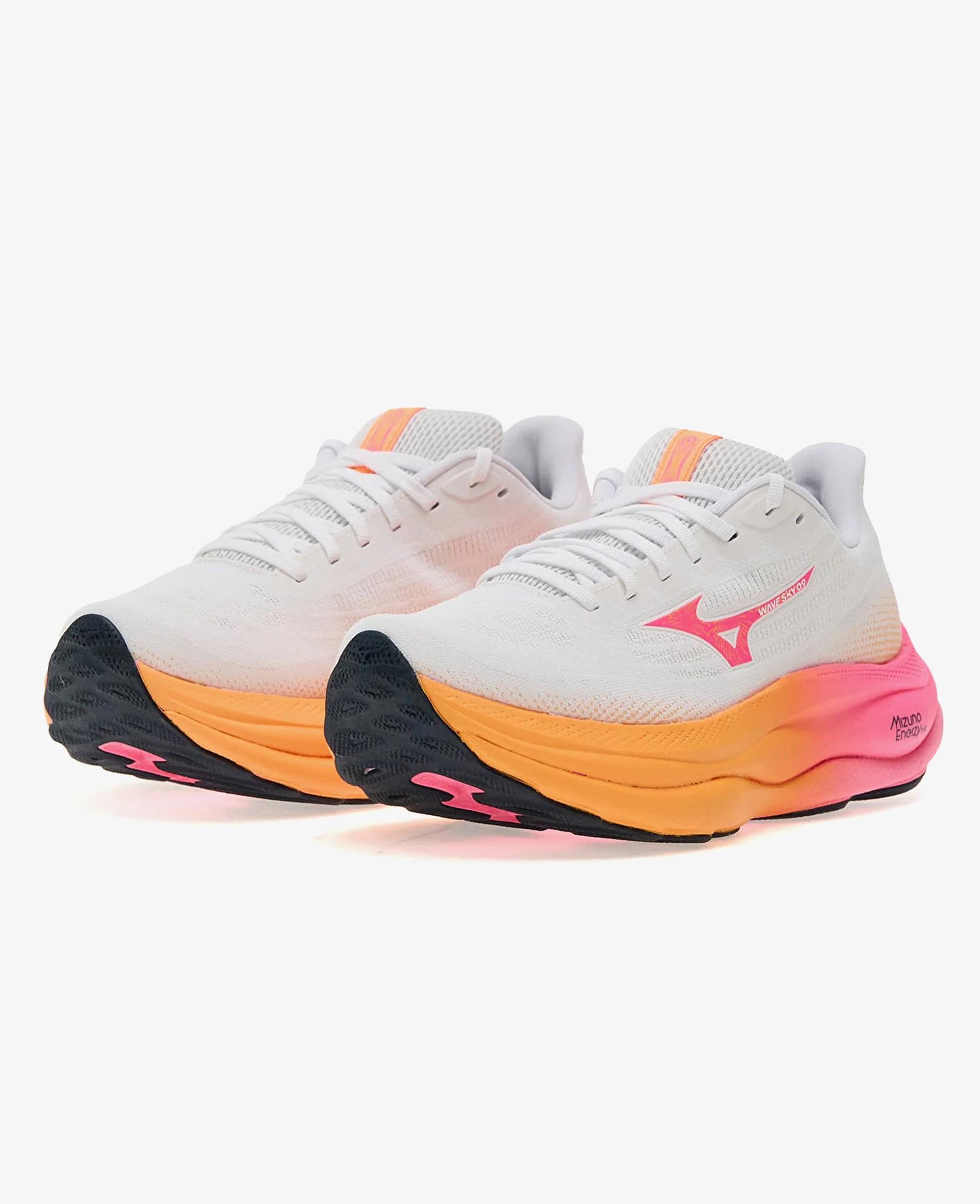 Mizuno Wave Sky 9 Unisex Beyaz Koşu Ayakkabısı
