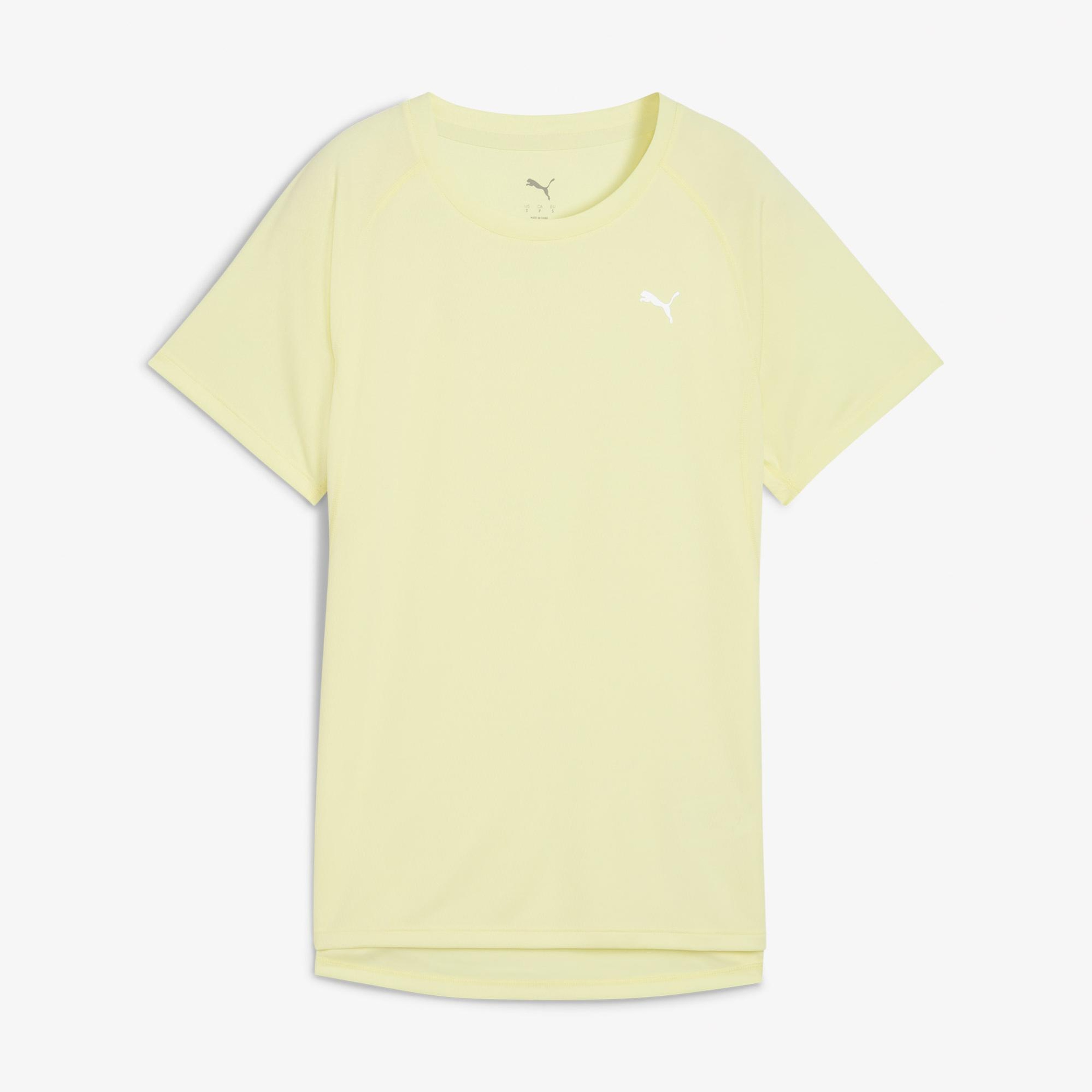 Puma Run Velocity W (Poly) Kadın Sarı Koşu T-Shirt