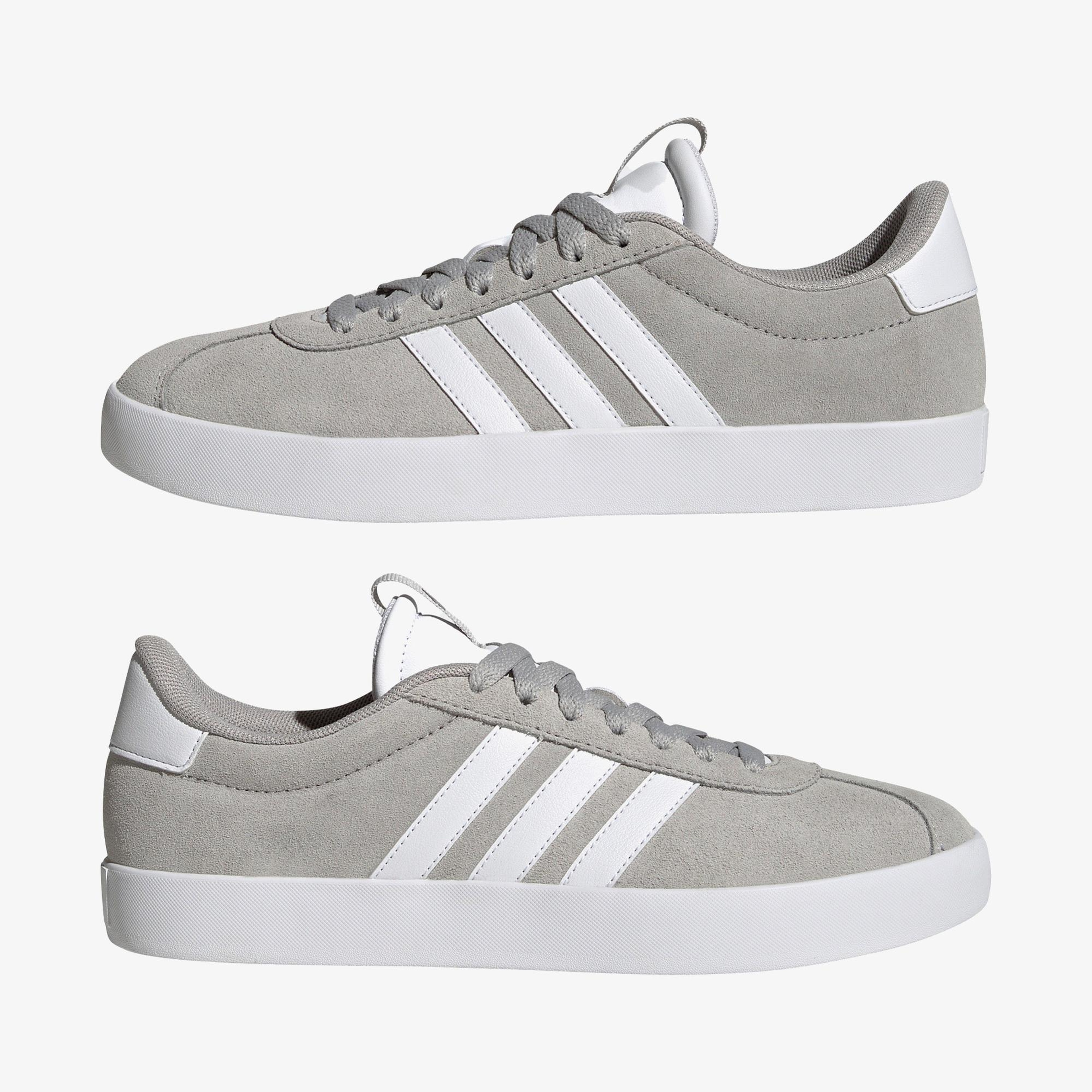 adidas VL Court 3.0 Kadın Gri Spor Ayakkabı