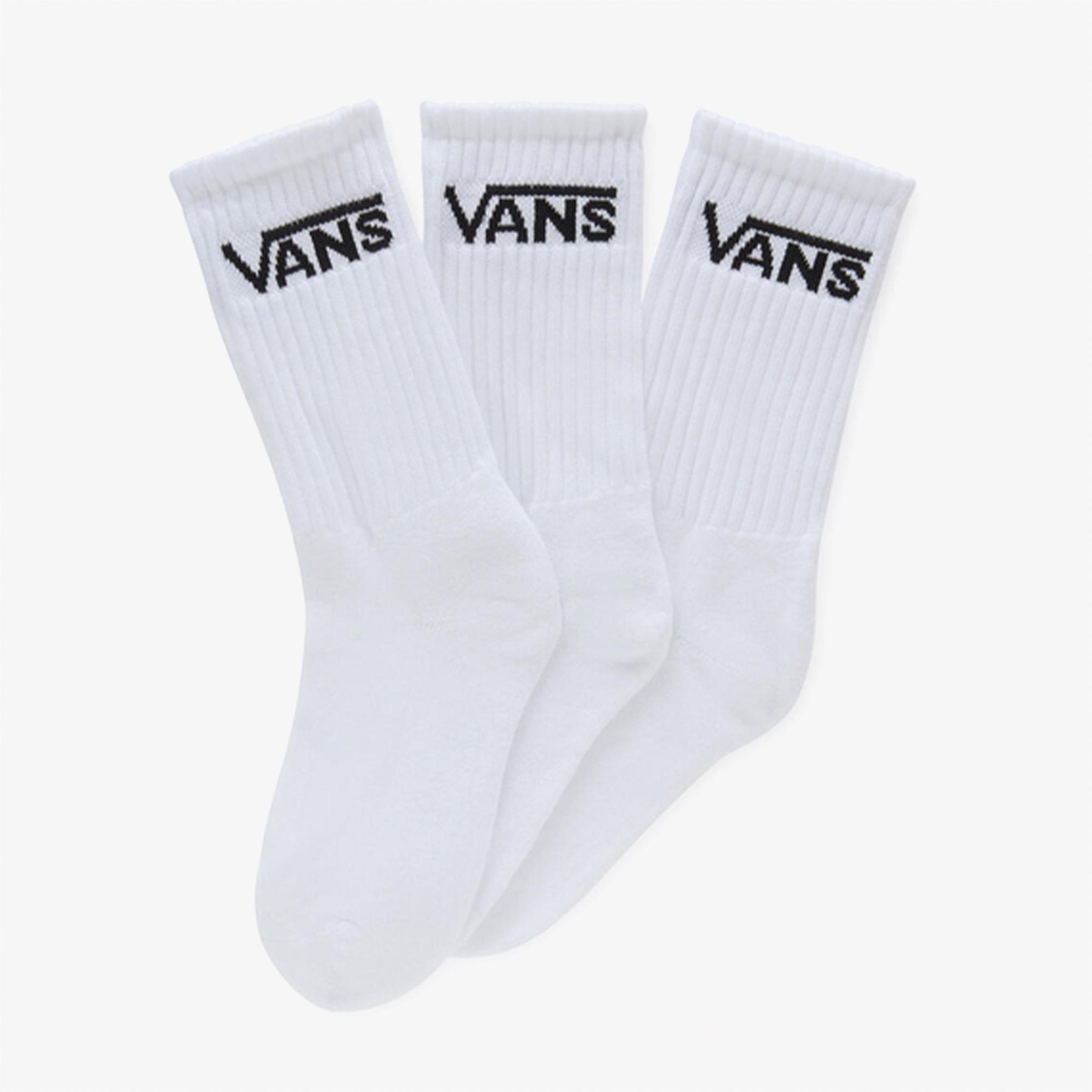 Vans Classic Vans Crew Çocuk Beyaz Çorap