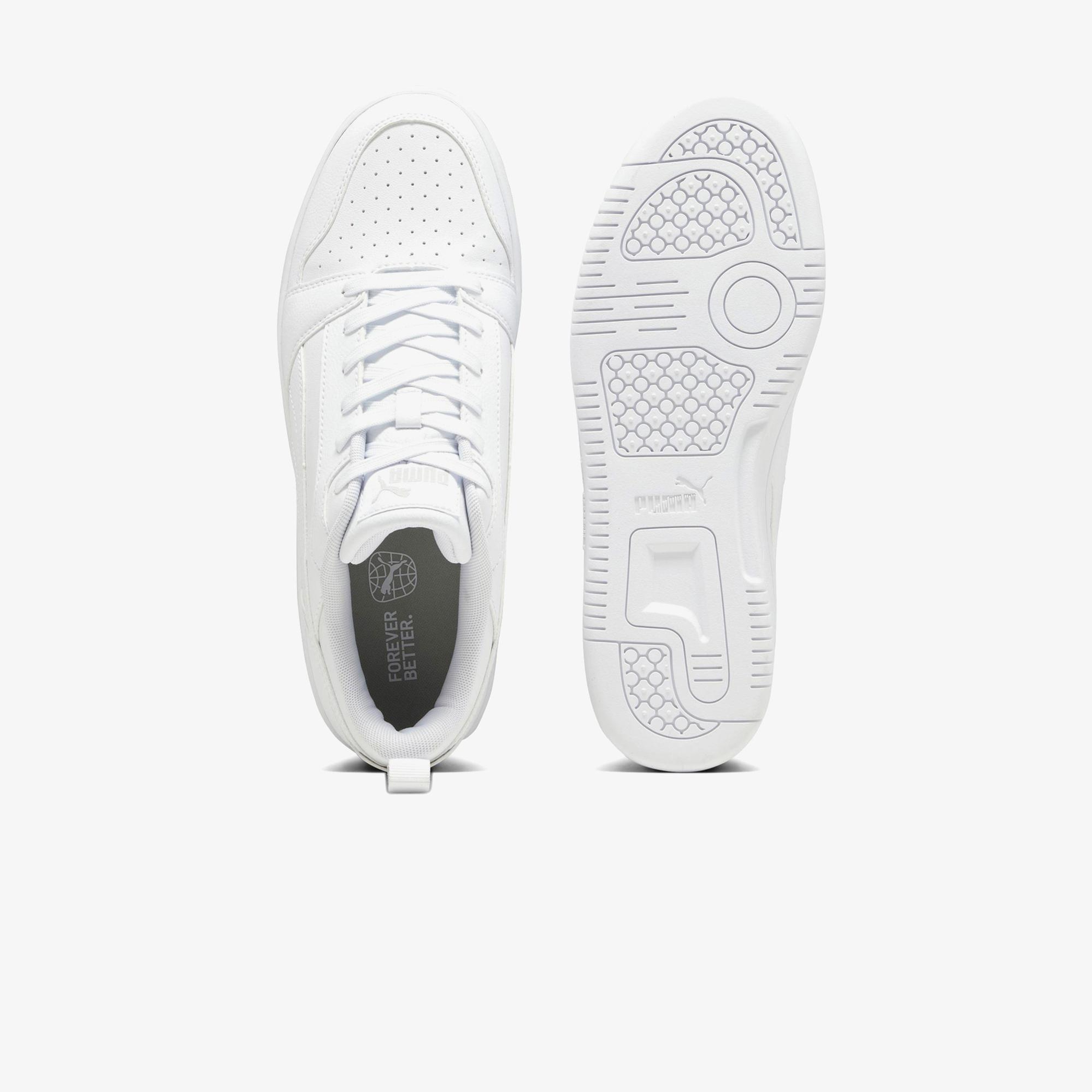 Puma Rebound V6 Low Unisex Beyaz Spor Ayakkabı