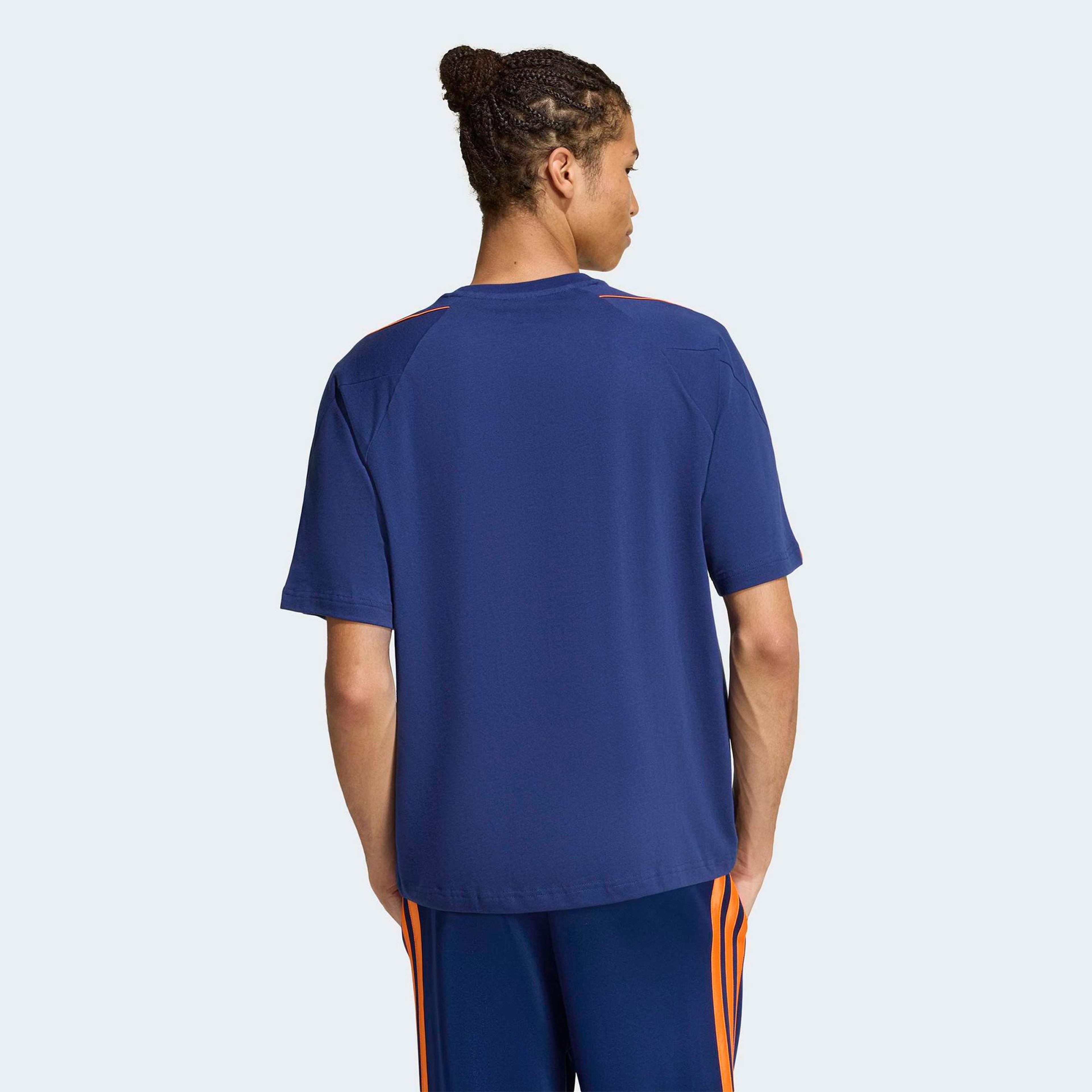 adidas Stadium Erkek Mavi Antrenman T-Shirt