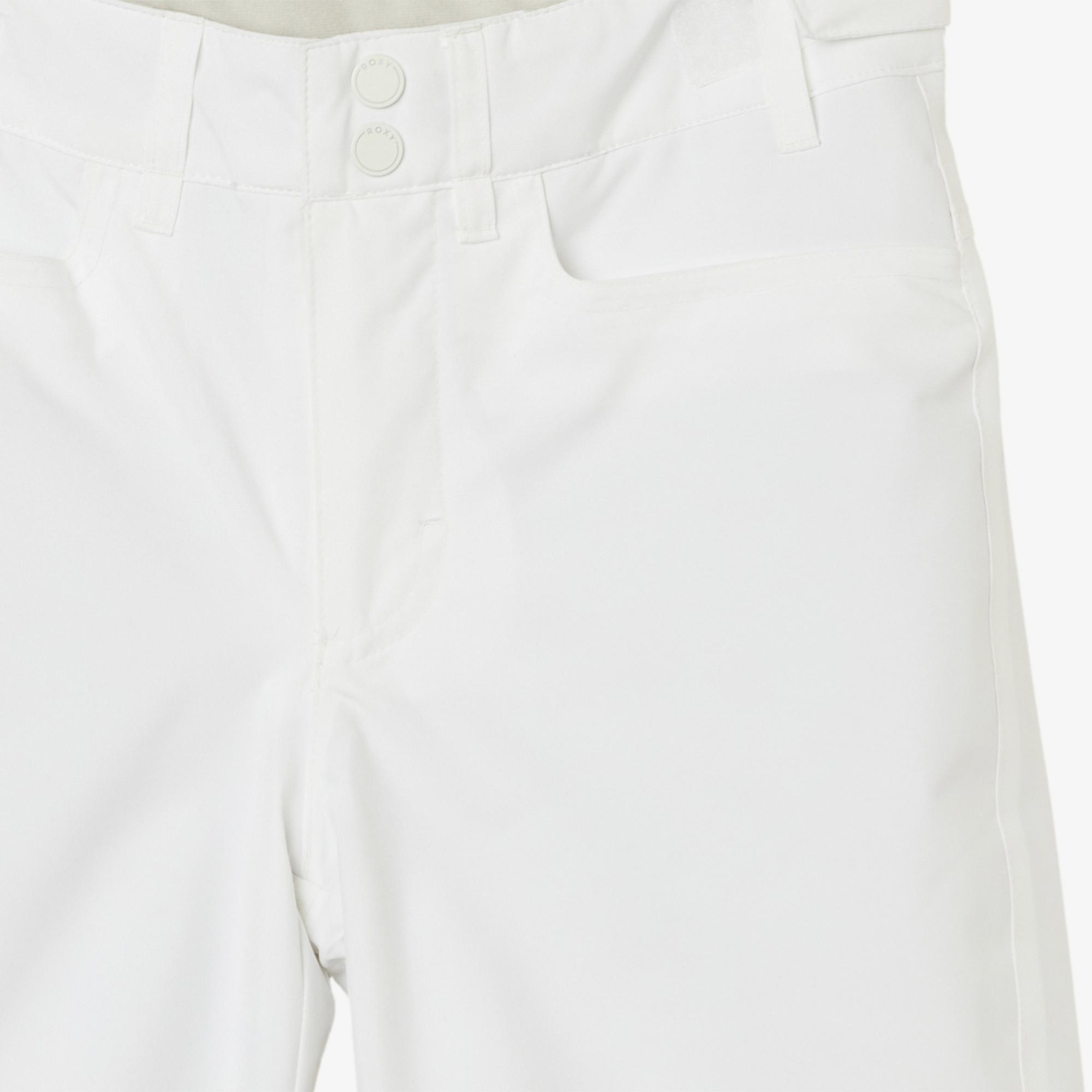 Roxy Backyard Pt Çocuk Beyaz Snowboard Pantolonu