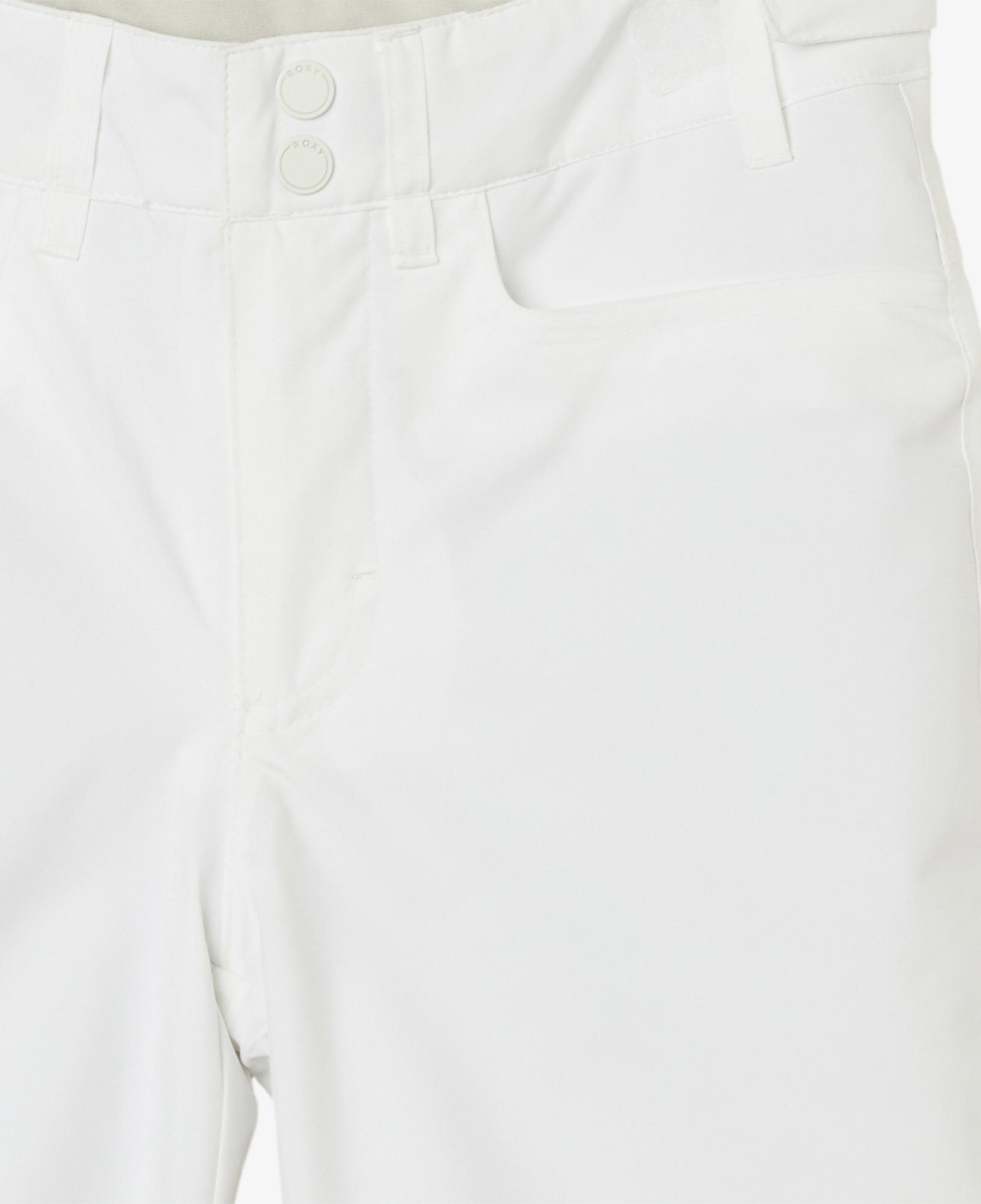 Roxy Backyard Pt Çocuk Beyaz Snowboard Pantolonu