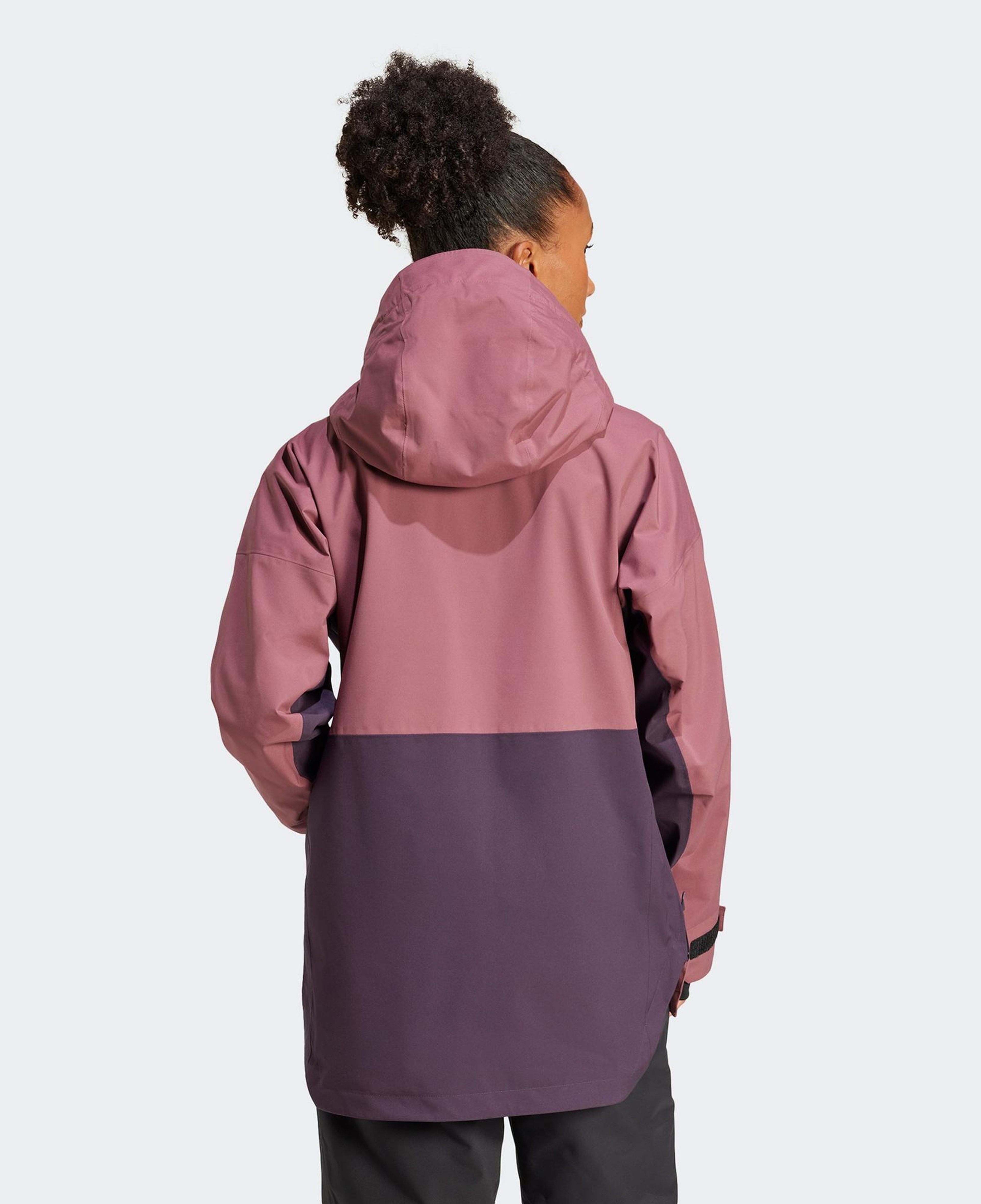 adidas Terrex Xperior 2L Lined Rain Rdy Kadın Mor Yağmurluk