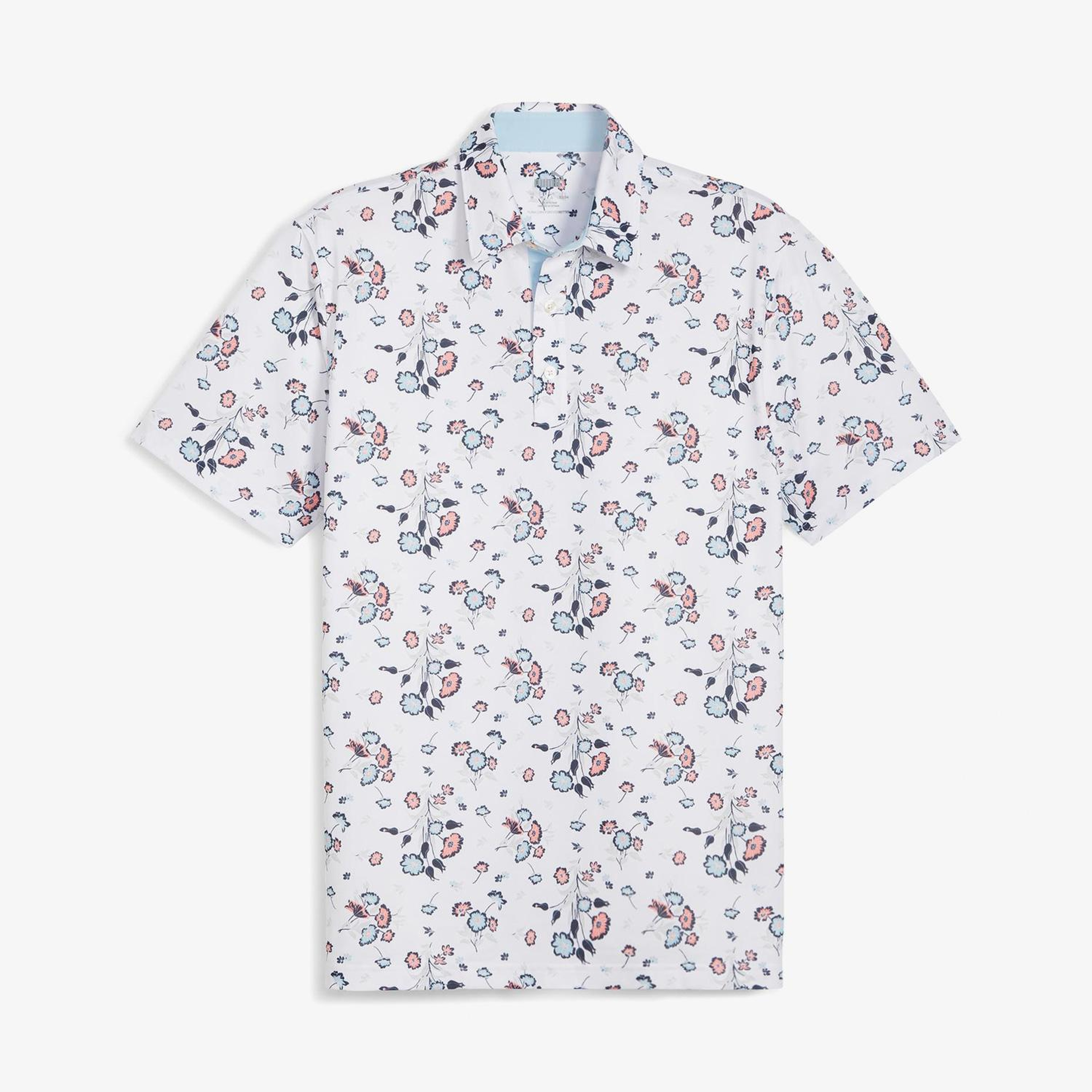 Puma Heirloom Erkek Beyaz Desenli Polo