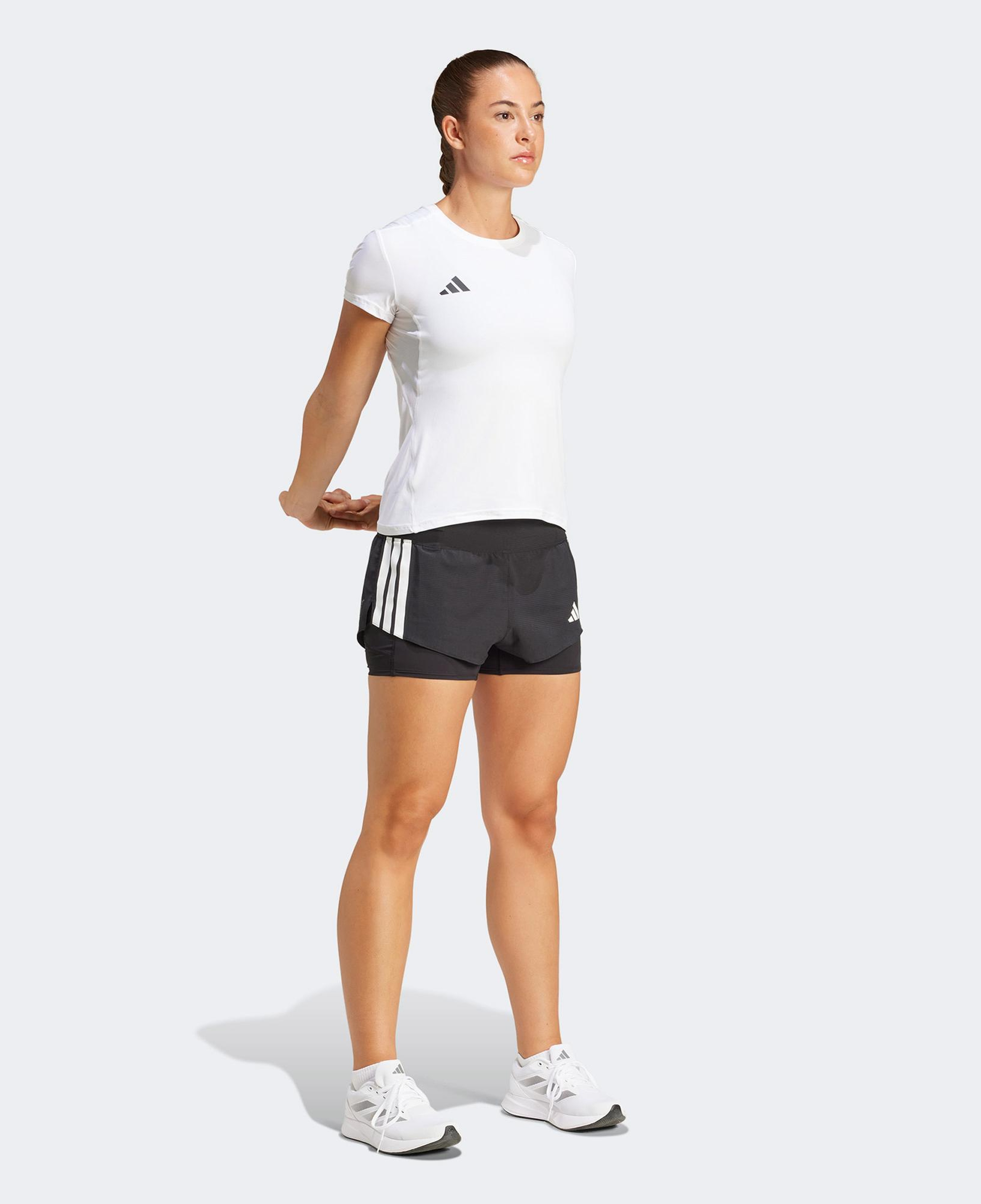 adidas Adizero Running 2in1 Gel Kadın Siyah Koşu Şortu