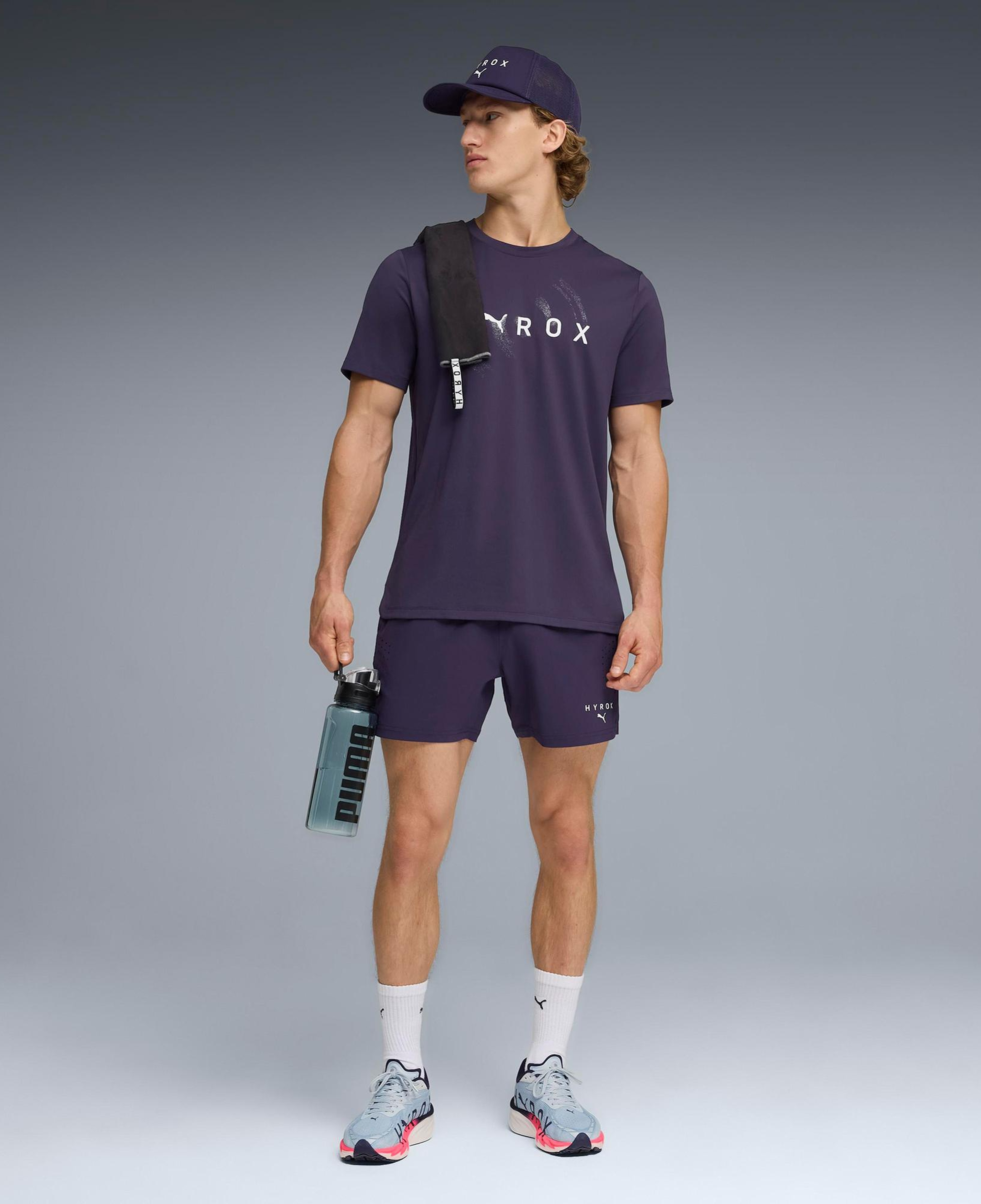 Puma x Hyrox Dryelite 5 Erkek Lacivert Antrenman Şortu