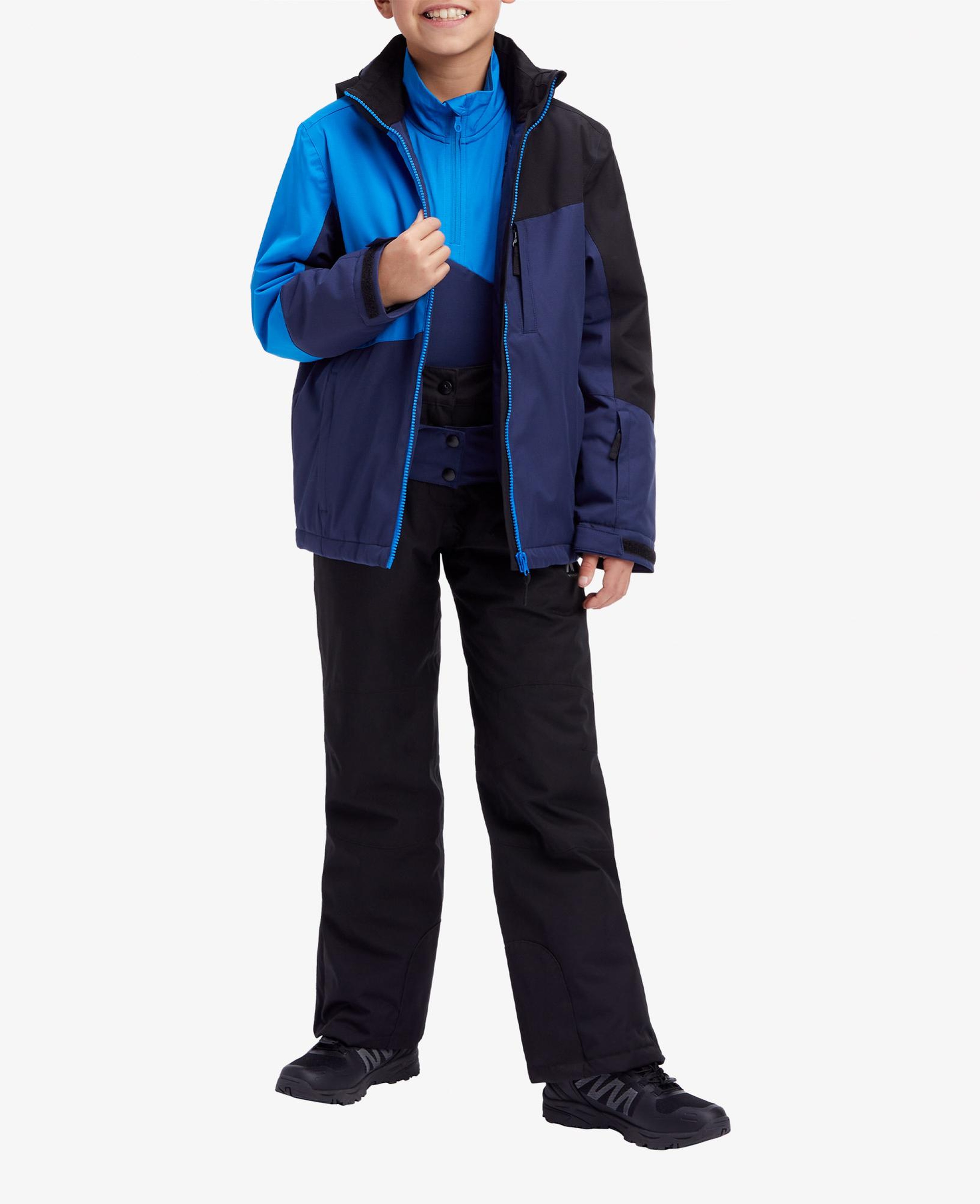 McKinley Stm David Aquamax Çocuk Mavi Kayak Montu