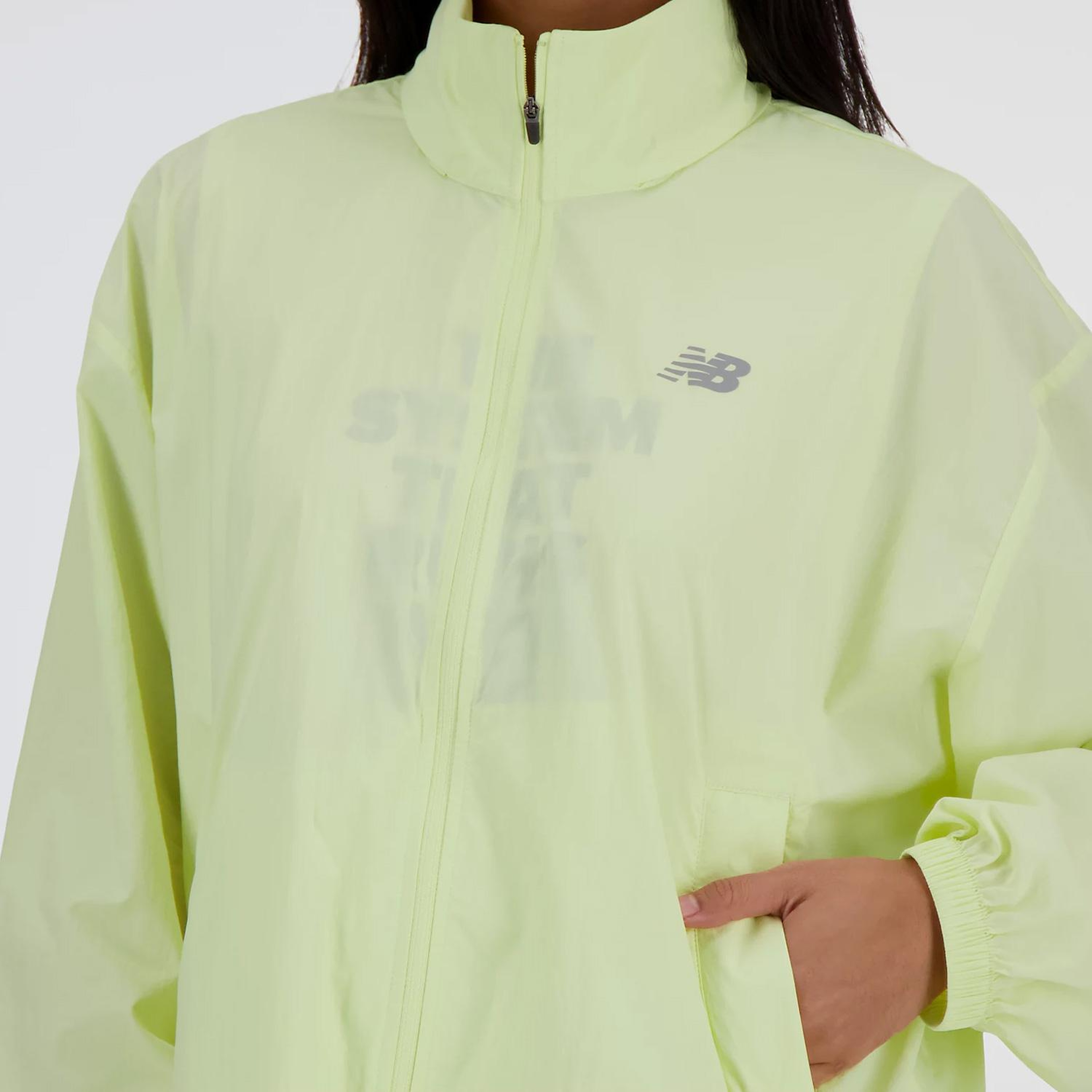 New Balance Athletics Kadın Sarı Outdoor Ceket