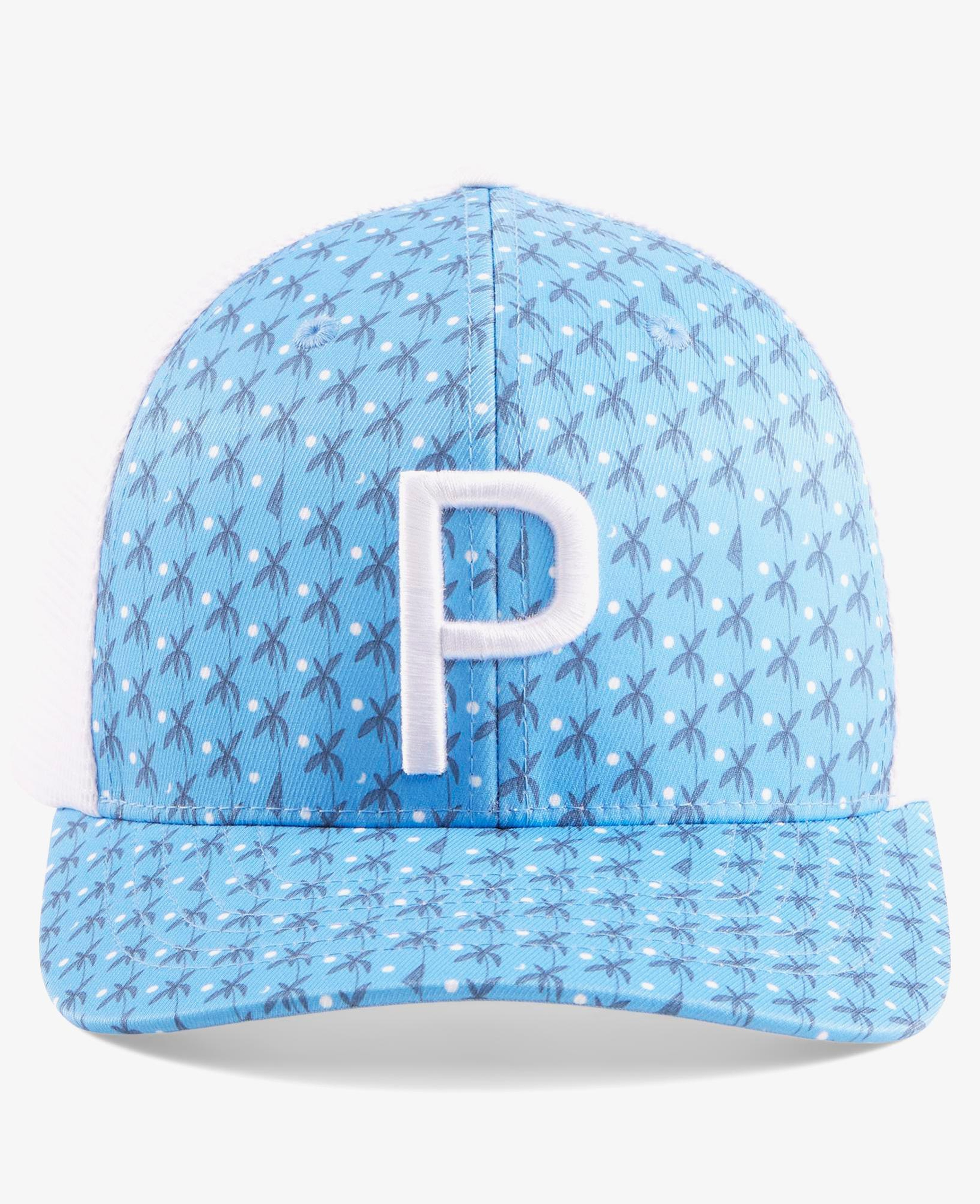 Puma Golf Pins & Palms Trucker P Unisex Mavi Şapka