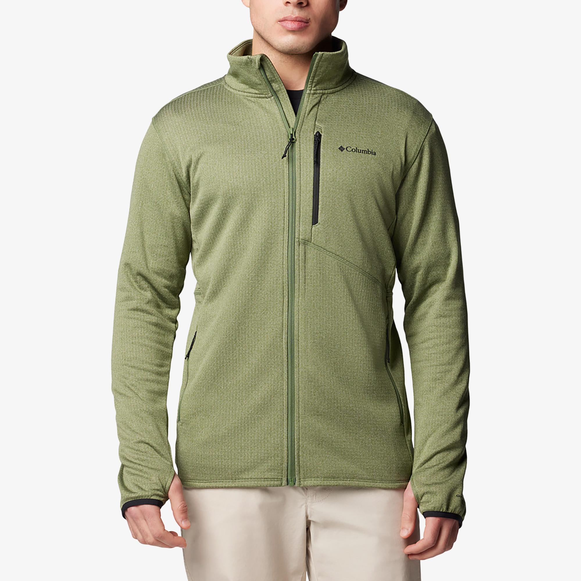 Columbia Park View Fleece Erkek Yeşil Outdoor Polar