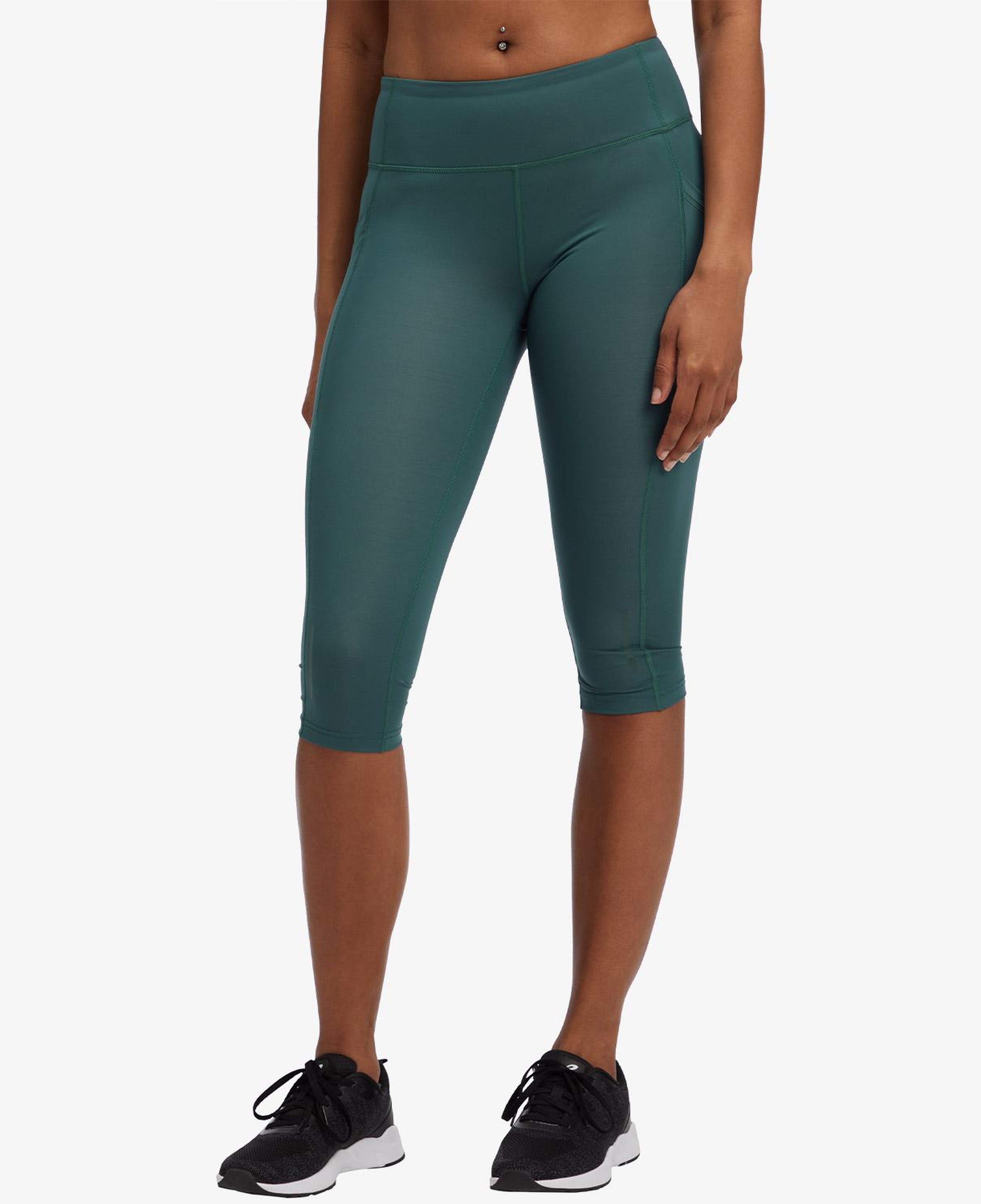 Energetics Corra 3/4 Kadın Yeşil Antrenman Taytı