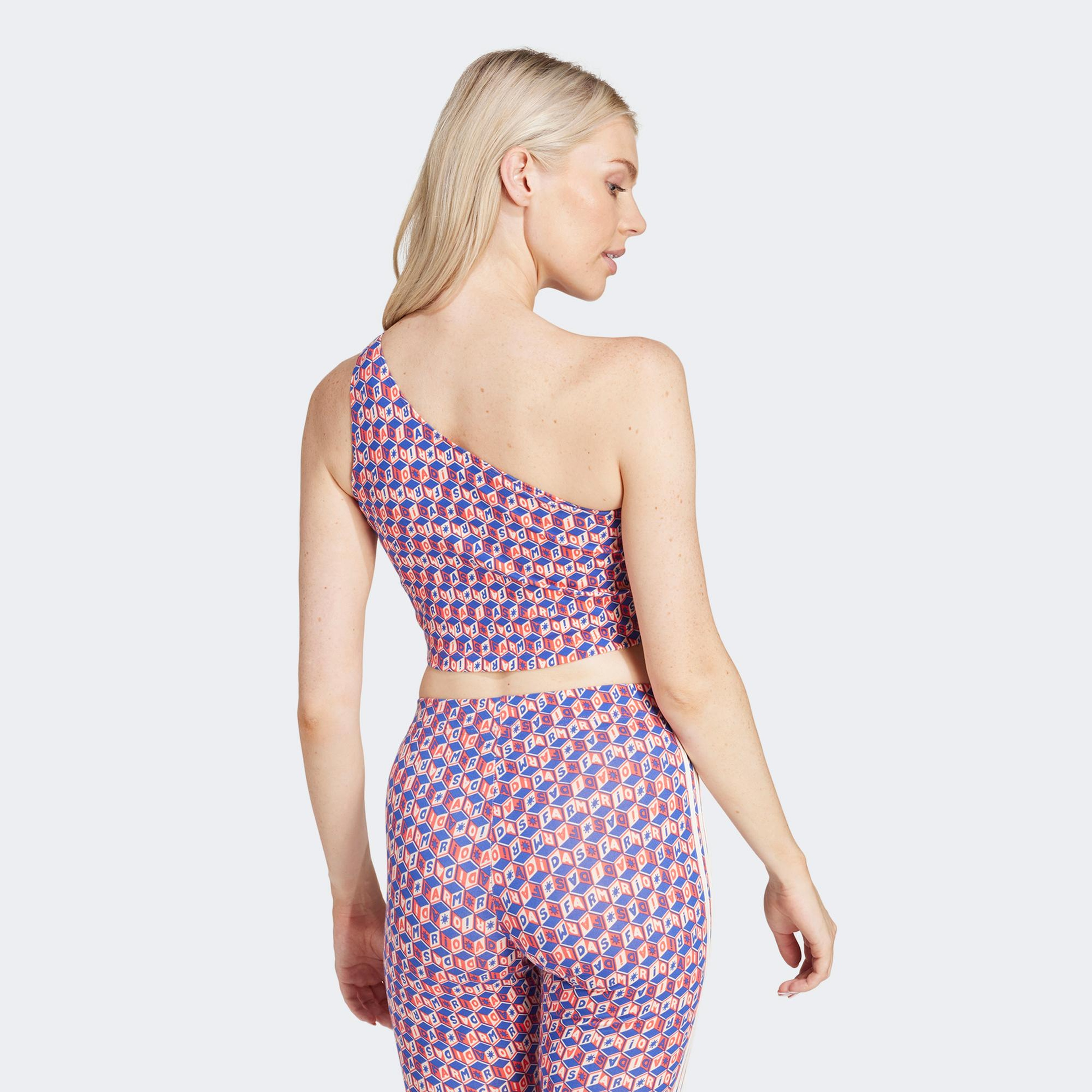 adidas Farm Tank Kadın Mor Antrenman Bra