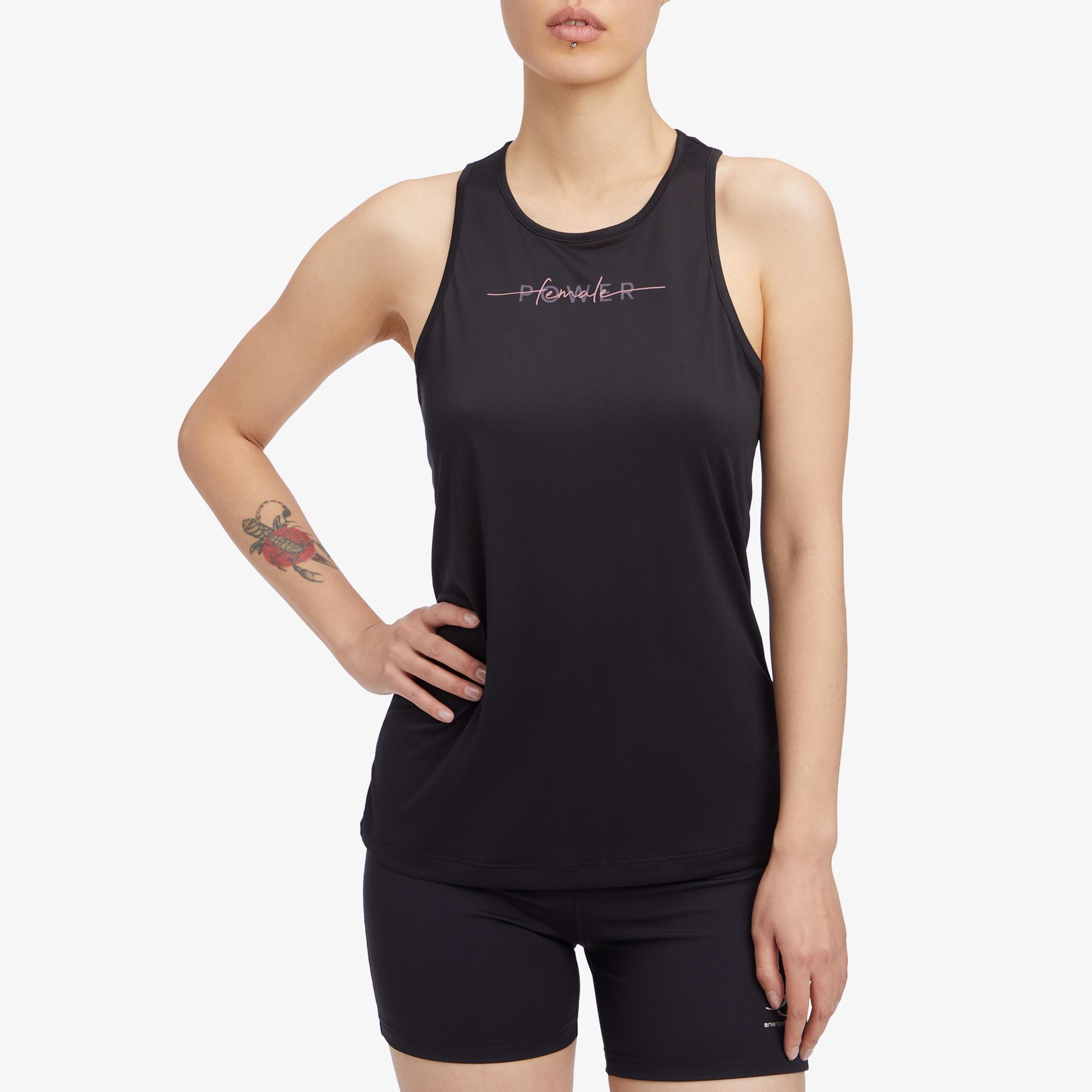 Energetics Glory III Kadın Siyah Antrenman Atleti