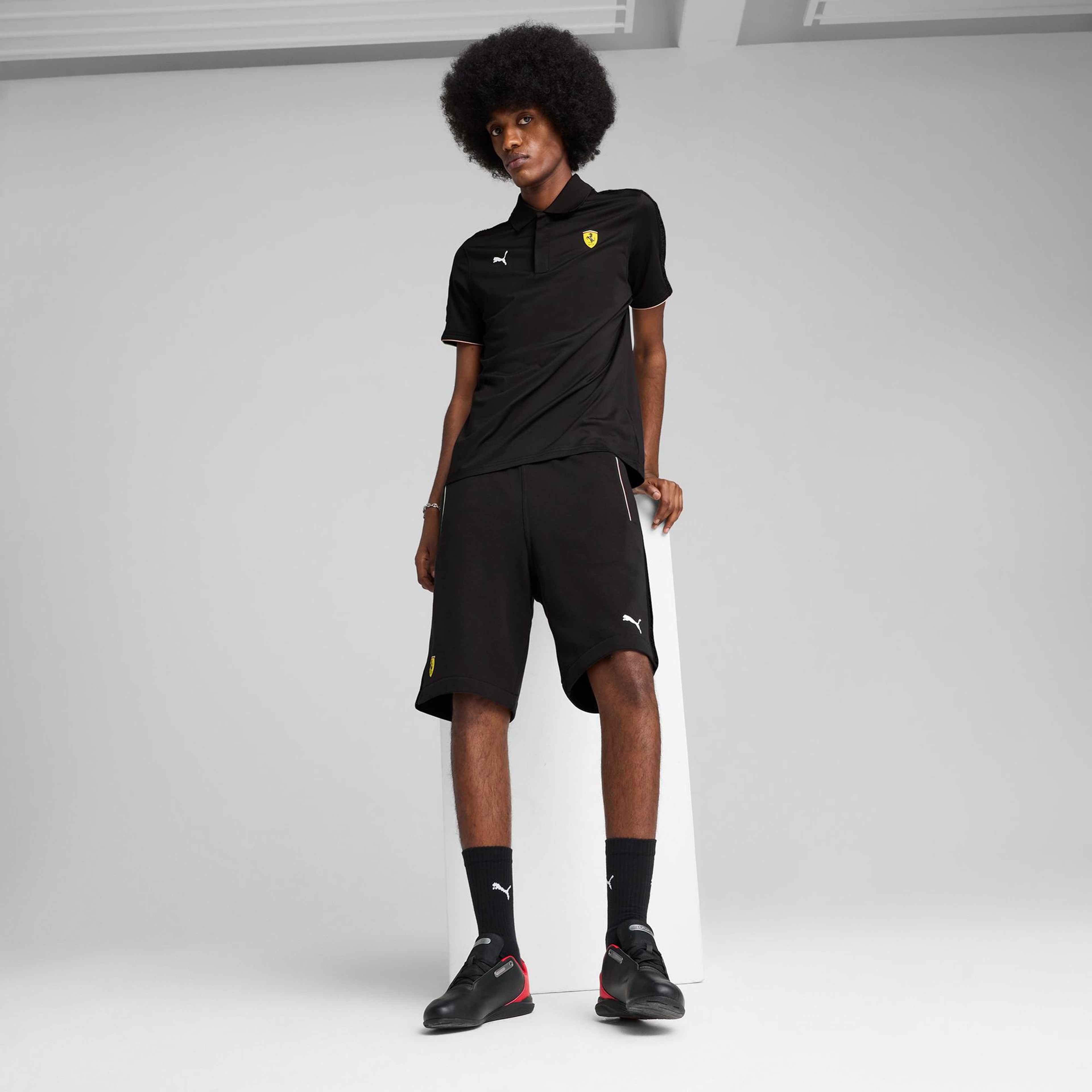 Puma Ferrari Race Sweat Erkek Siyah Şort