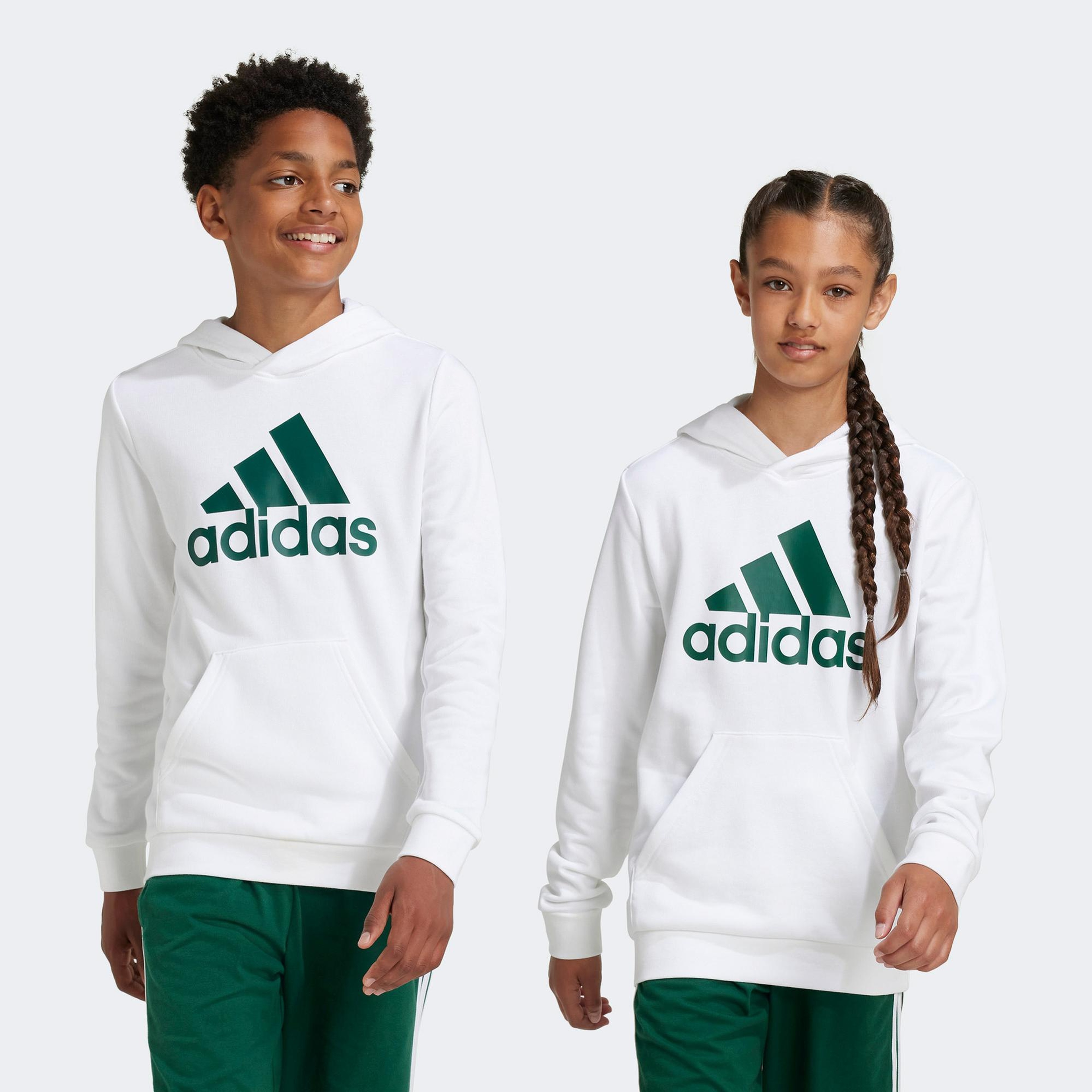 adidas Sportswear Big Logo Çocuk Beyaz Günlük Sweatshirt