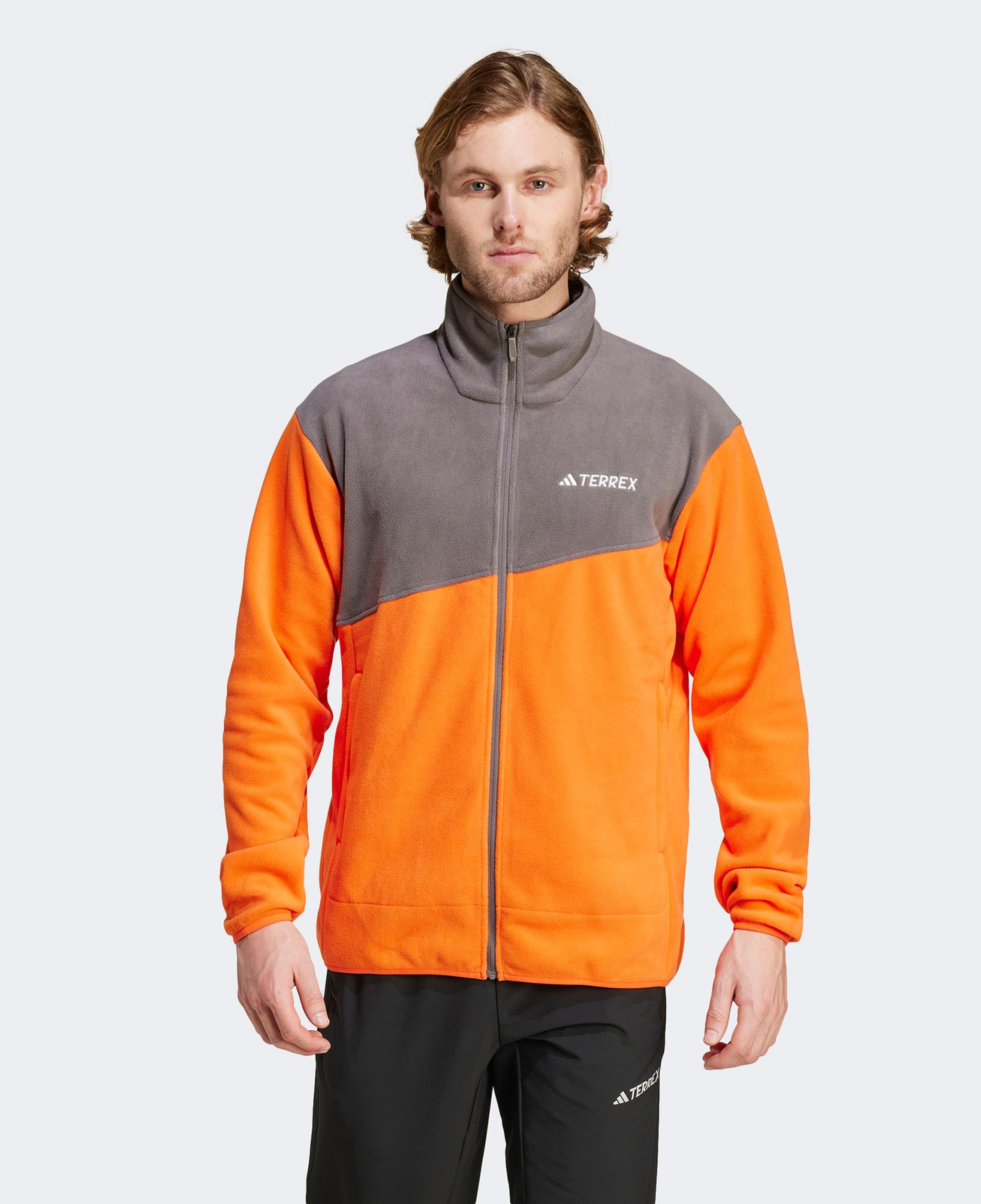 adidas Terrex Multi Full Zipped Erkek Turuncu Sweatshirt