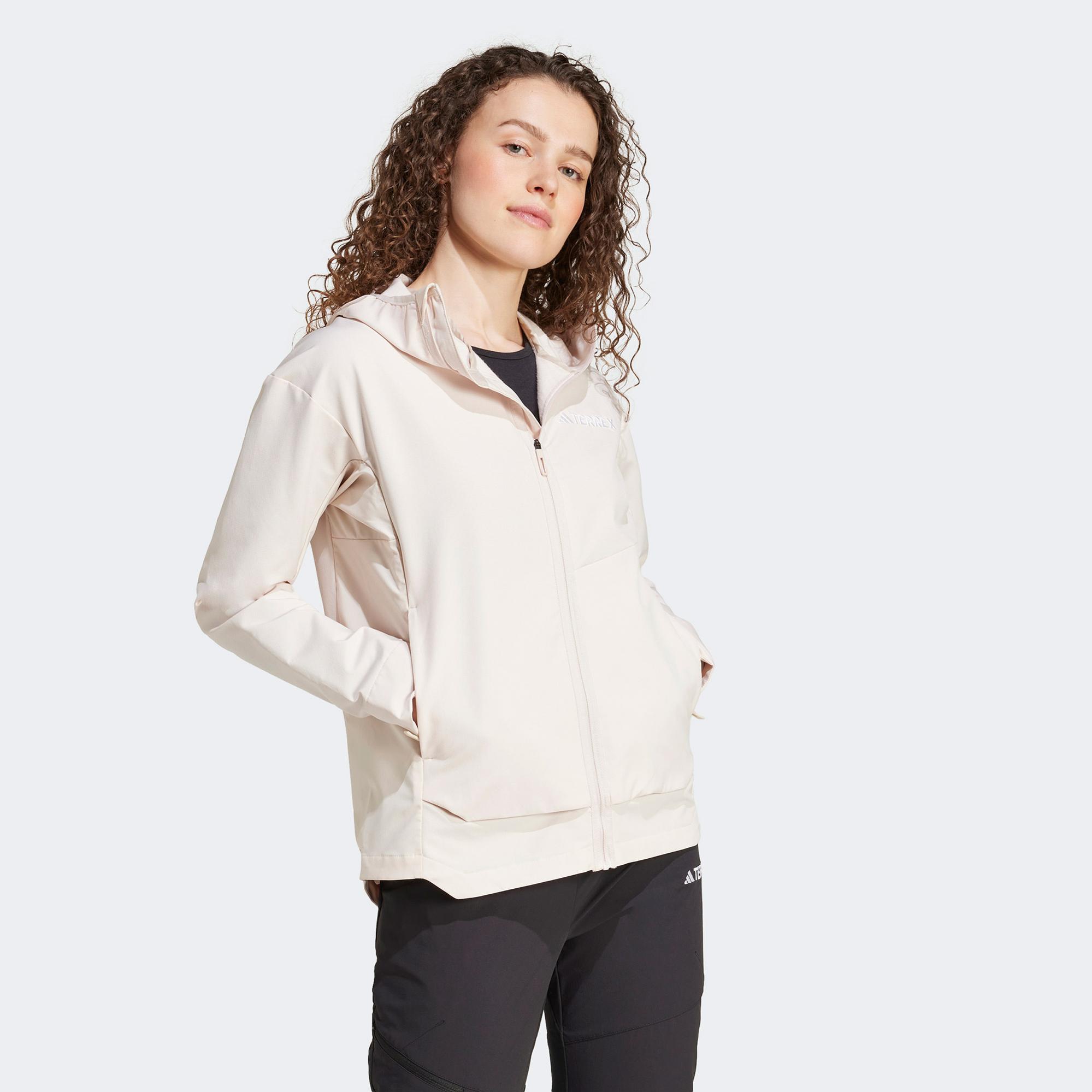 adidas Terrex Multisoftshell Kadın Pembe Günlük Ceket