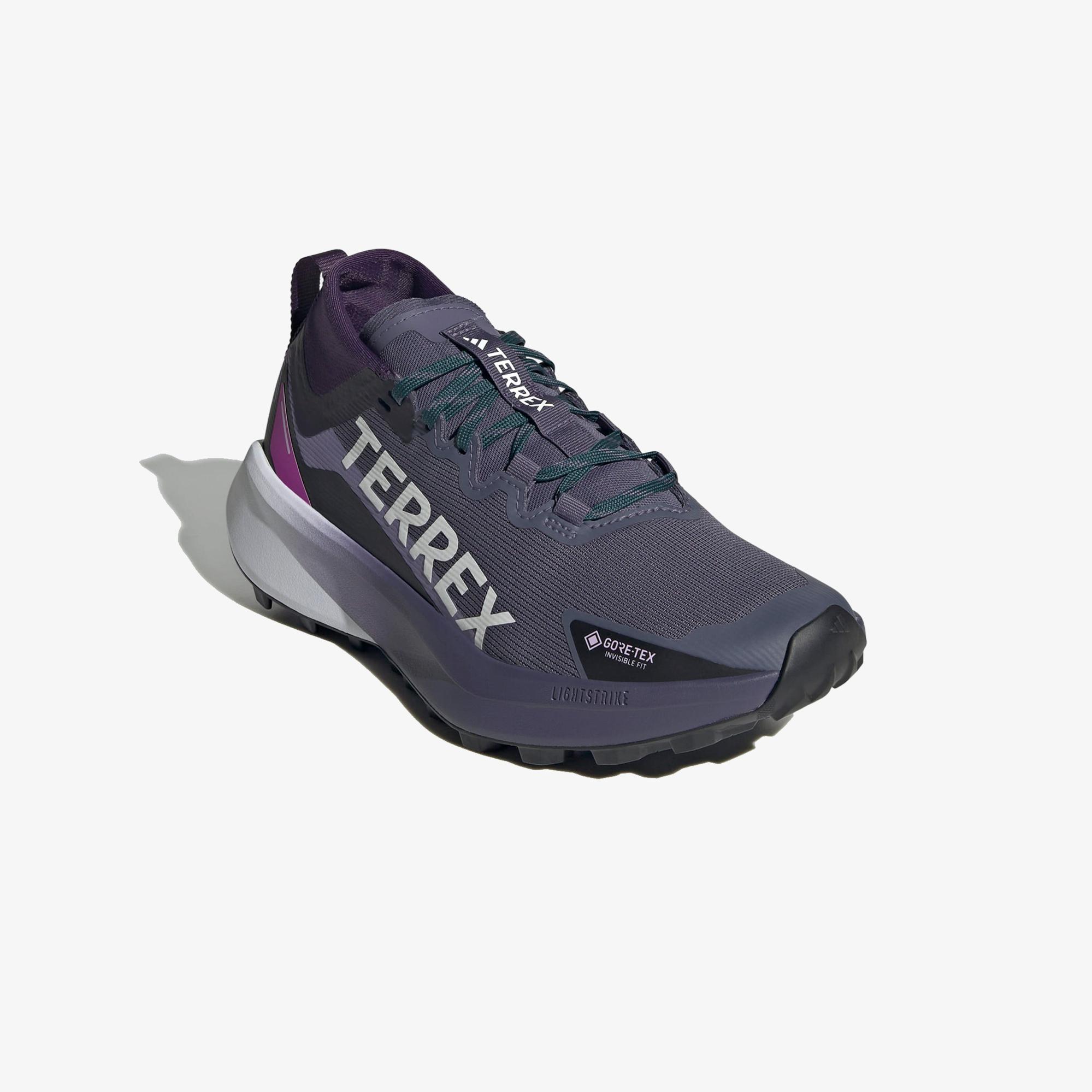 adidas Terrex Agravic Gore-Tex Kadın Mor Koşu Ayakkabısı