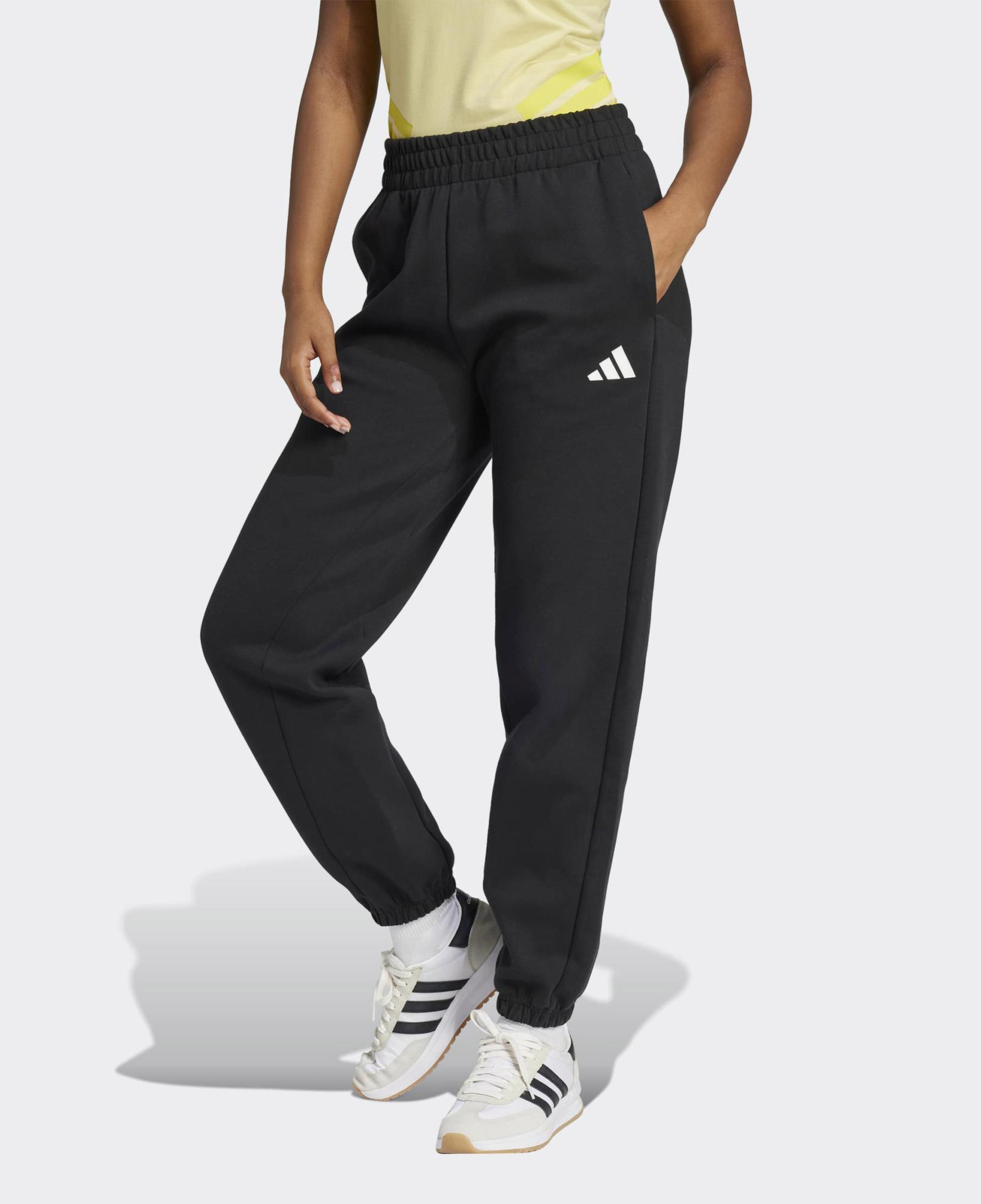 adidas Future icons Small Logo Kadın Siyah Antrenman Eşofman Altı