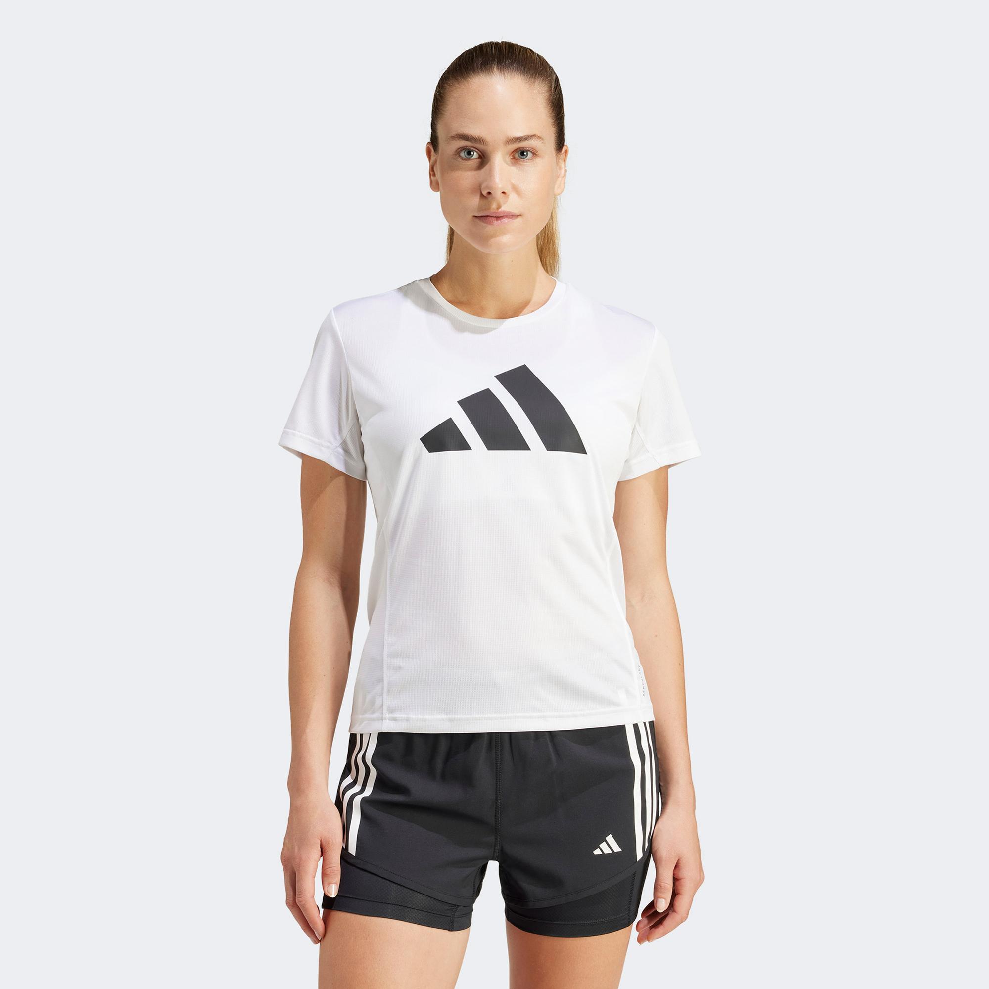 adidas Run It Kadın Beyaz Koşu T-Shirt