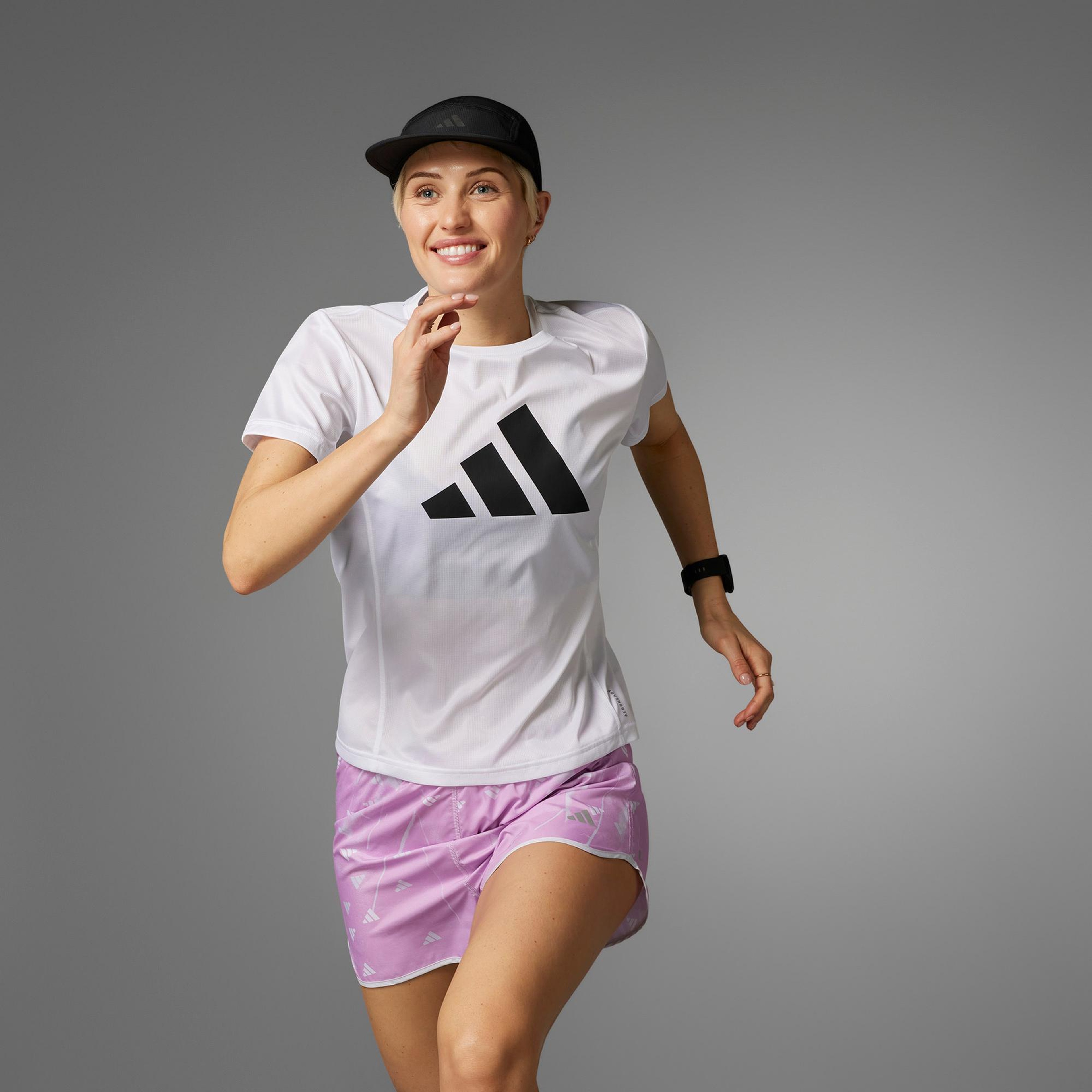 adidas Run It Kadın Beyaz Koşu T-Shirt