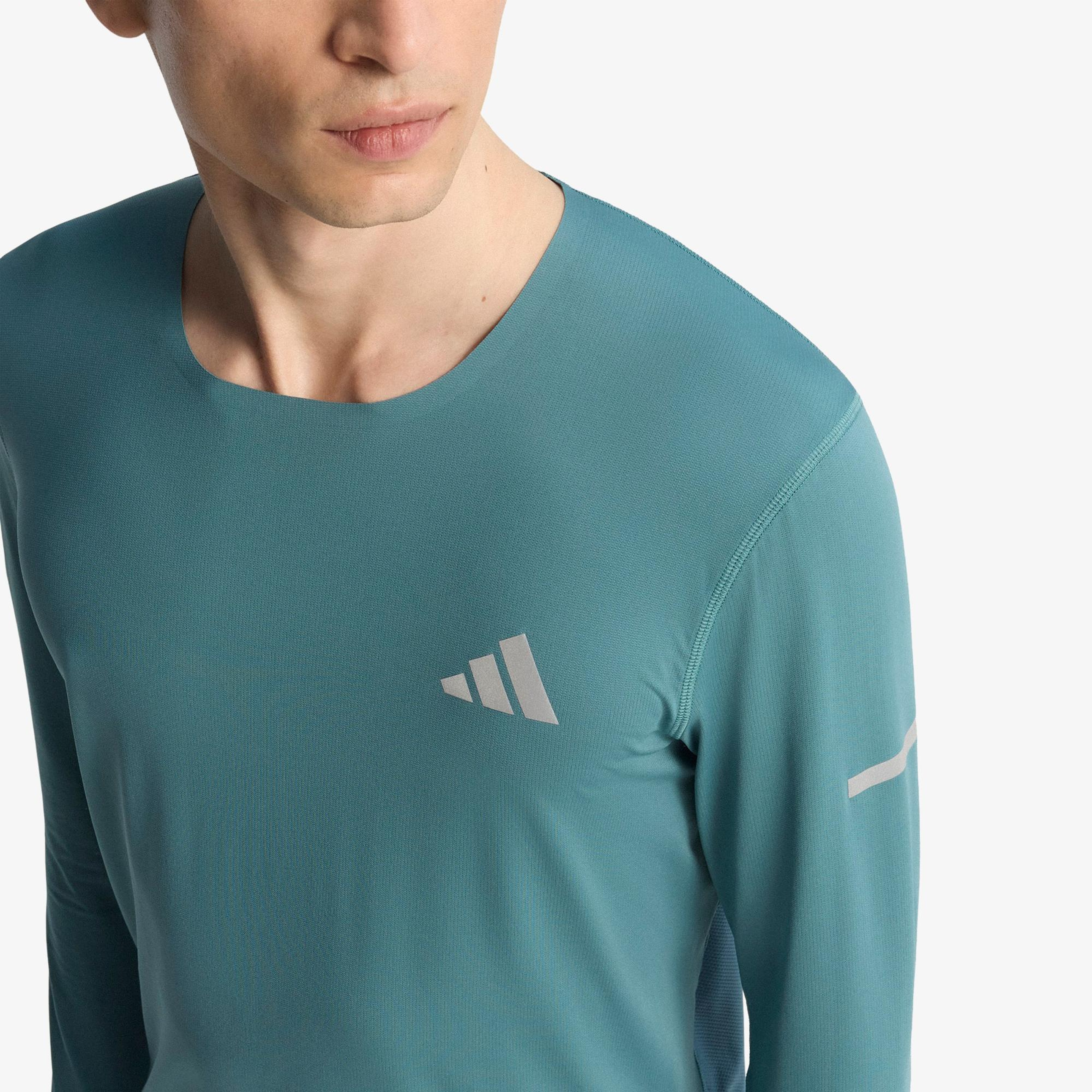 adidas Adi365 Running Climacool+ Erkek Yeşil Koşu Sweatshirt