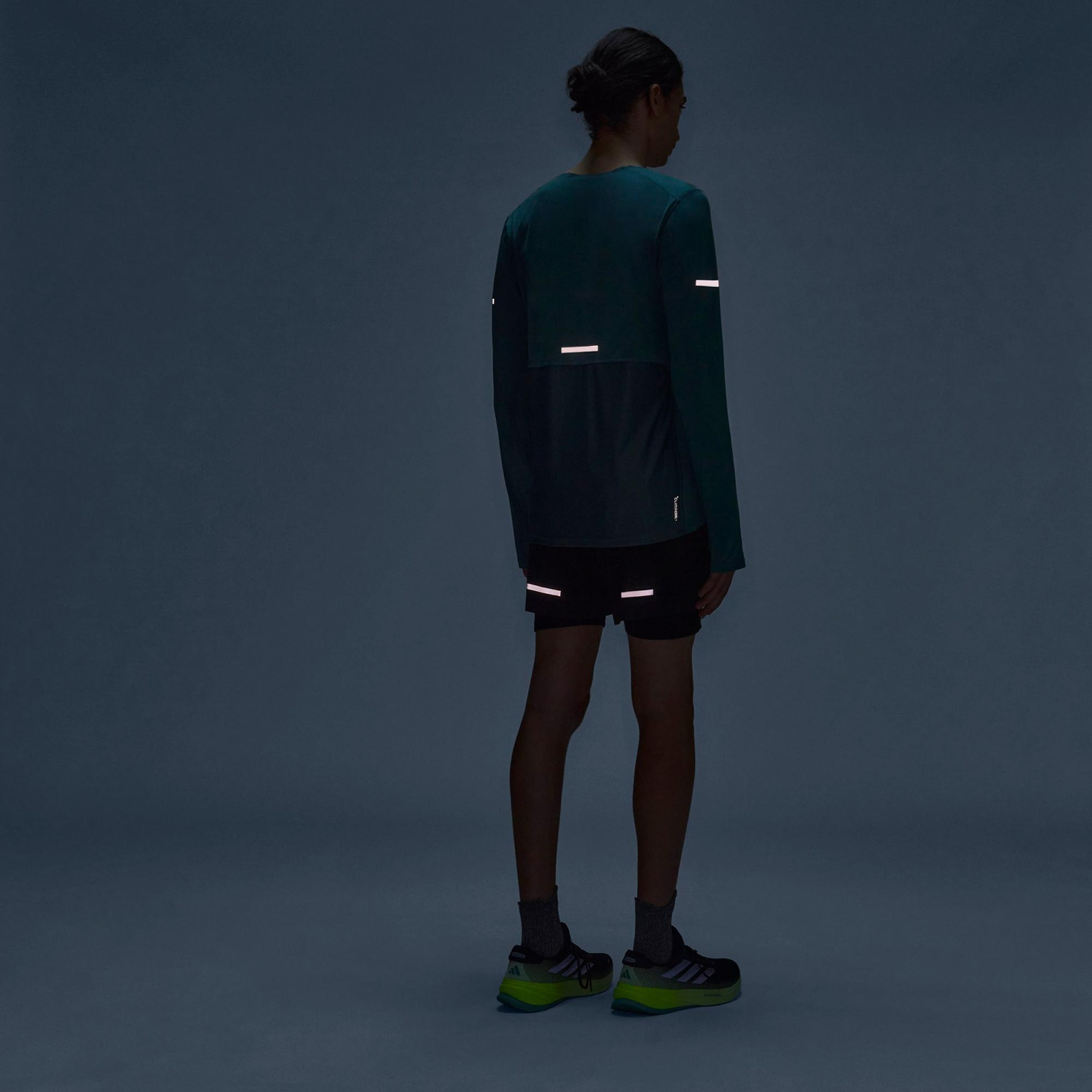 adidas Adi365 Running Climacool+ Erkek Yeşil Koşu Sweatshirt