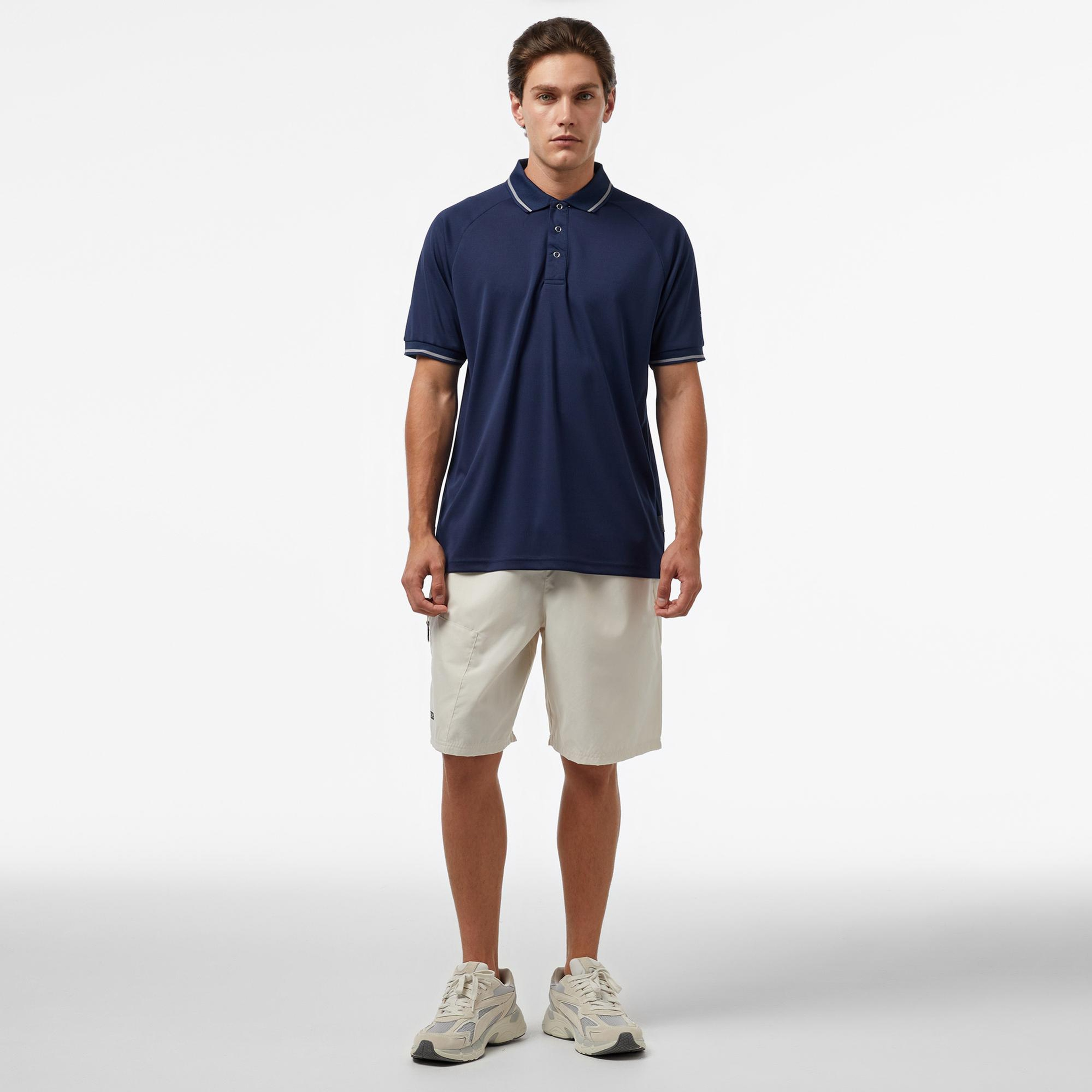 Trespass Erkek Lacivert Günlük Polo T-Shirt