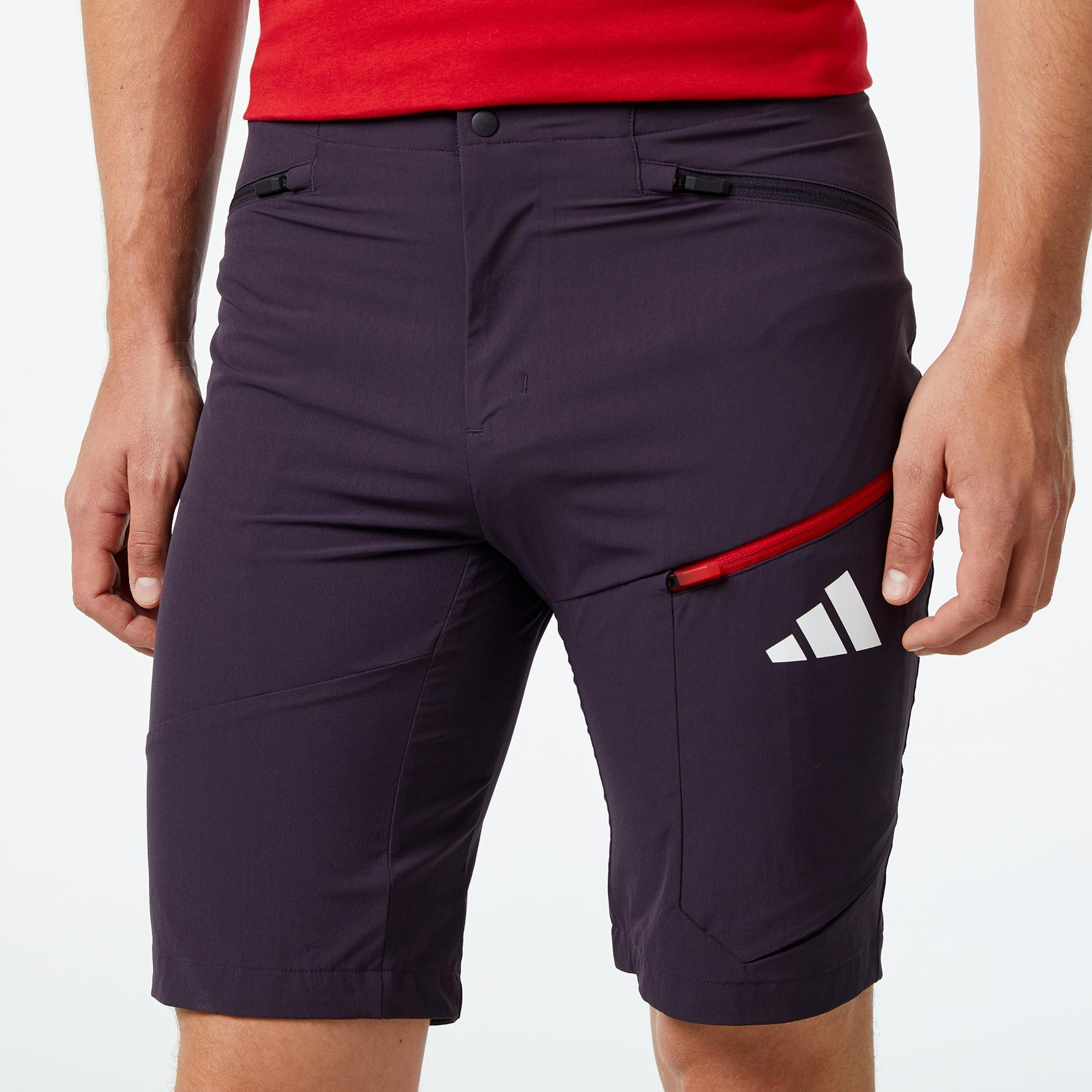 adidas Team Türkiye Erkek Mor Günlük Şort