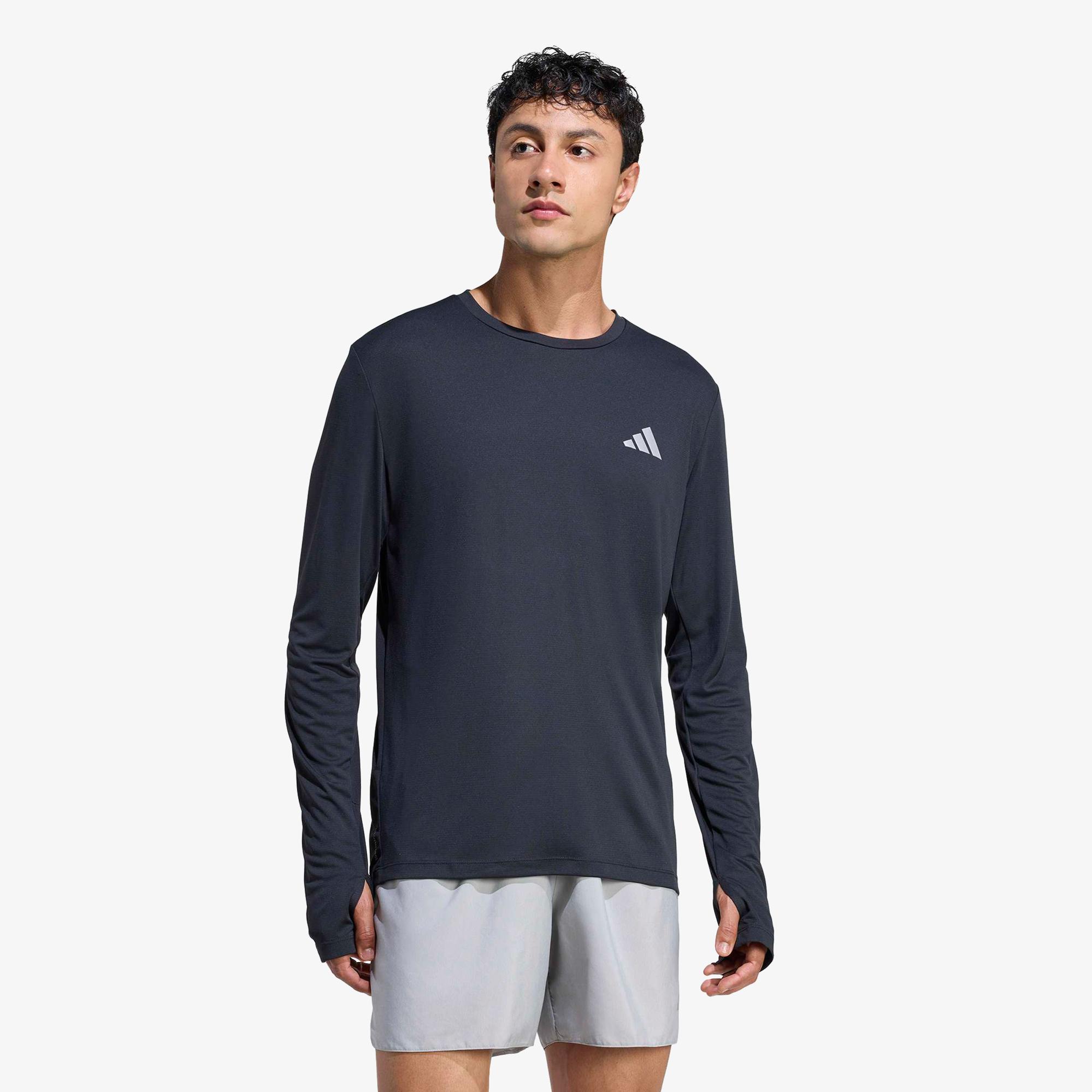 adidas Adi365 Running Essentials Erkek Siyah Koşu Sweatshirt