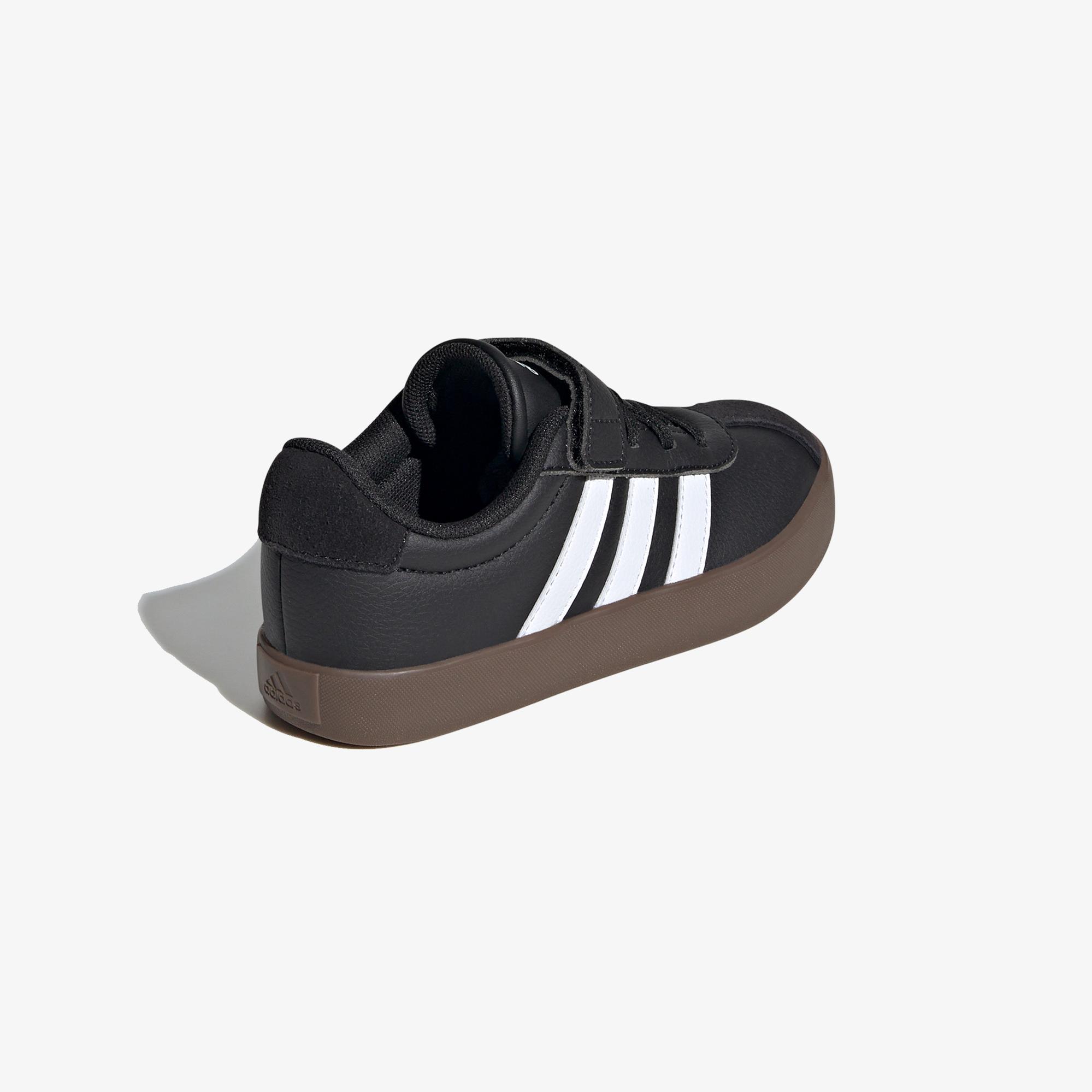 adidas VL Court 3.0 Skateboarding Çocuk Siyah Spor Ayakkabı