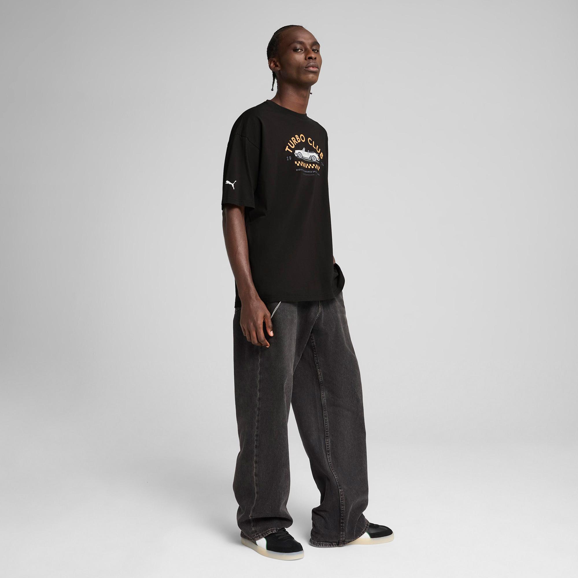 Puma Pl Graphic 2 Erkek Siyah T-Shirt