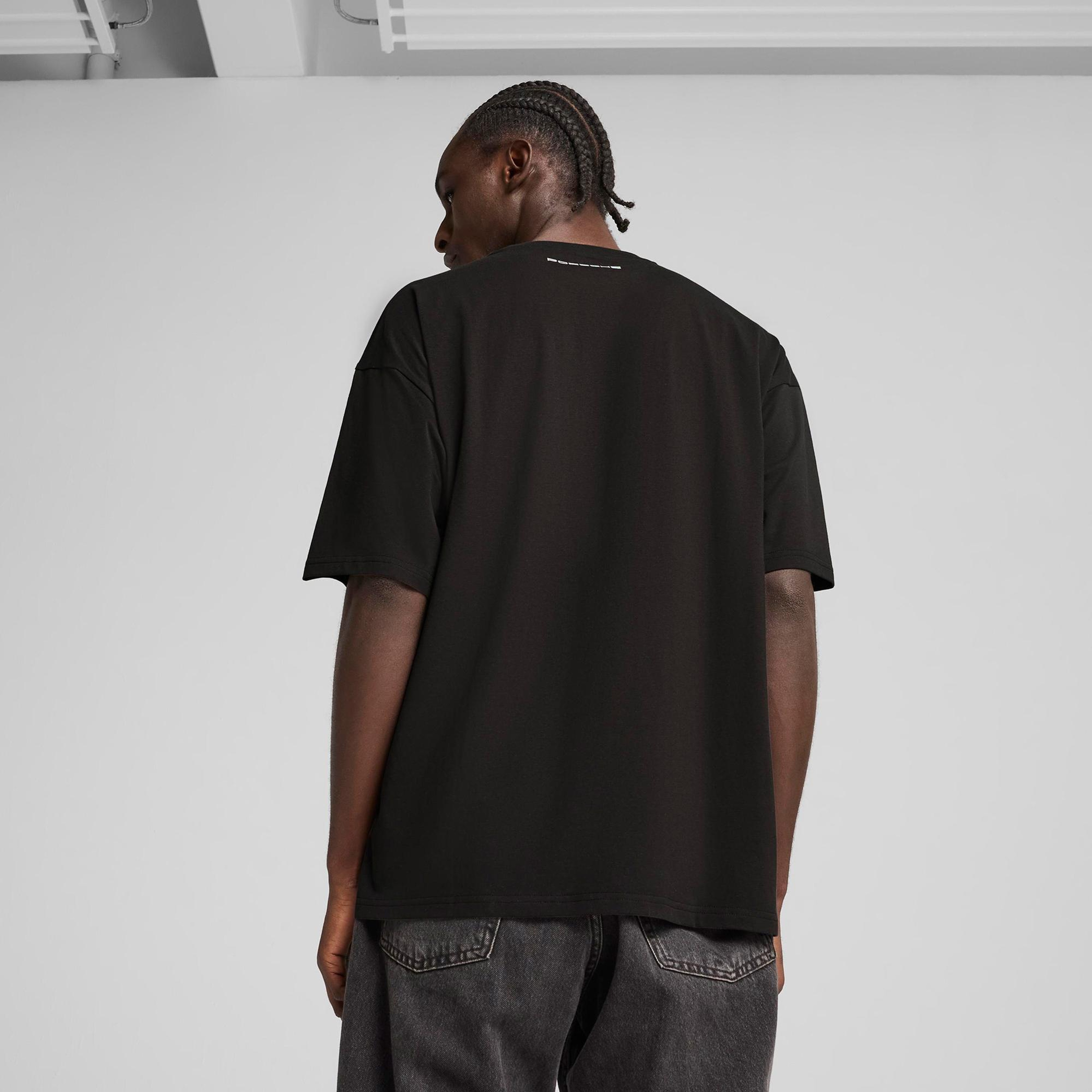 Puma Pl Graphic 2 Erkek Siyah T-Shirt