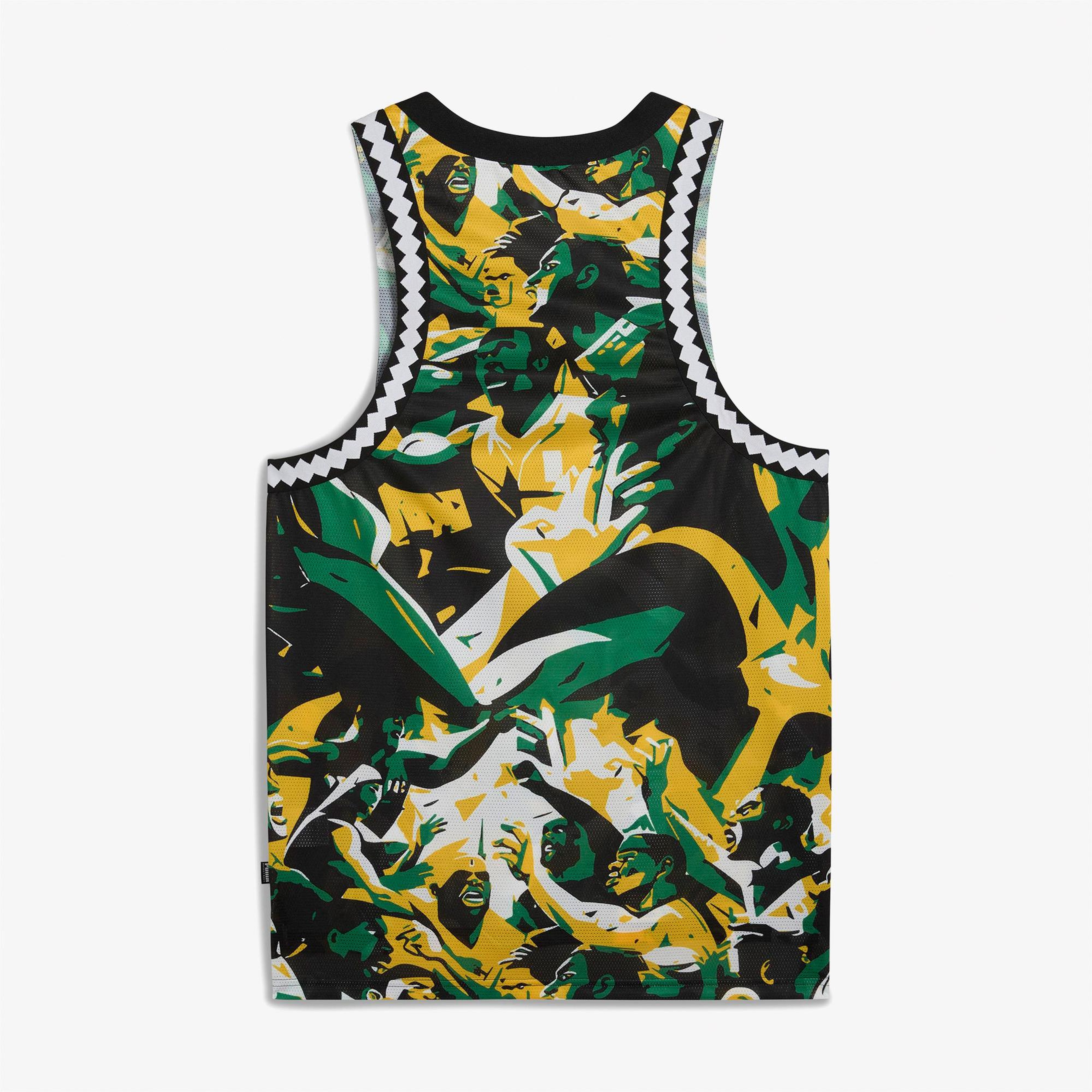 Puma Rival Rage Aop Mesh Tank Erkek Yeşil Atlet