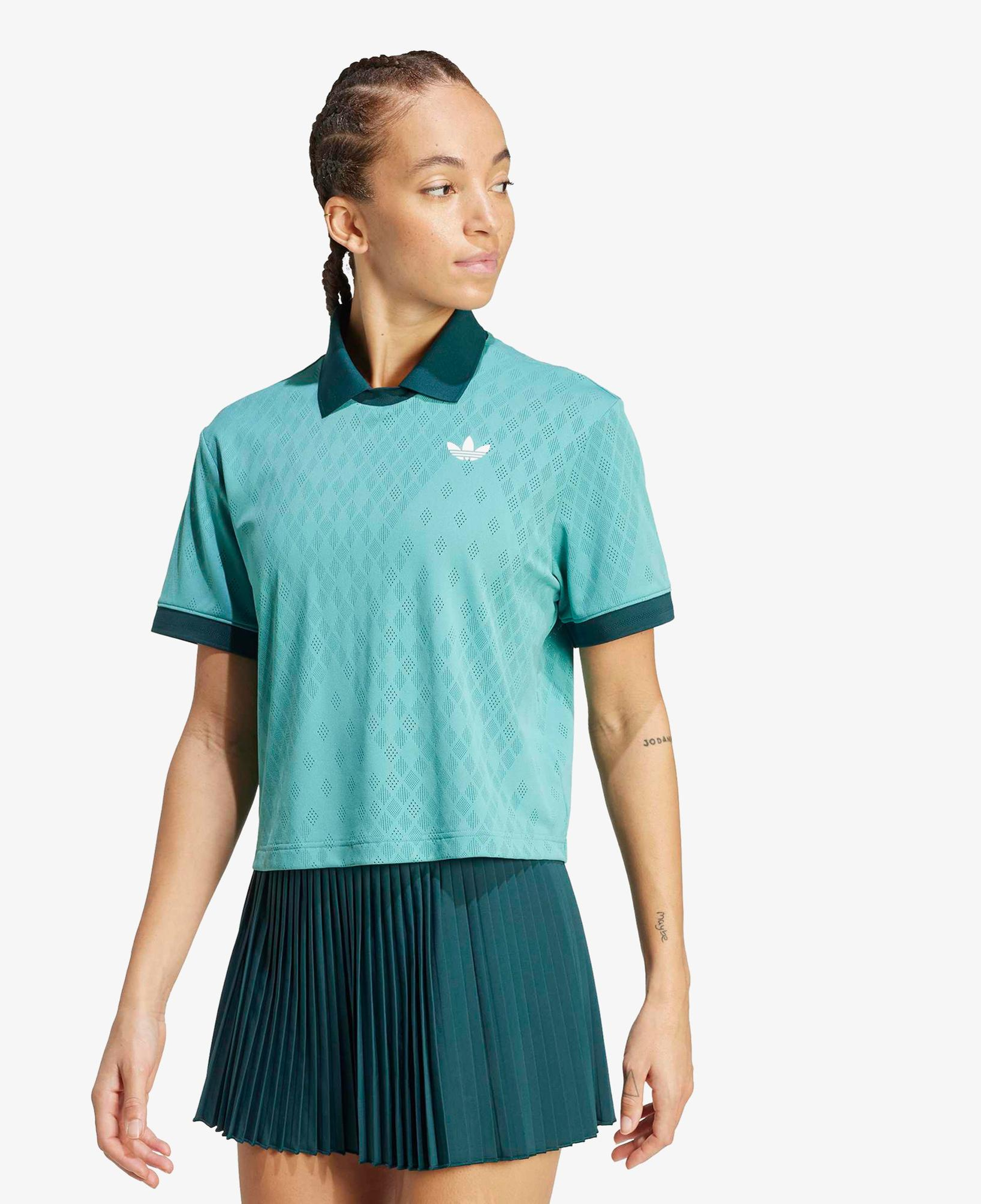 adidas Tennis Pro Climacool Kadın Yeşil Tenis Polo