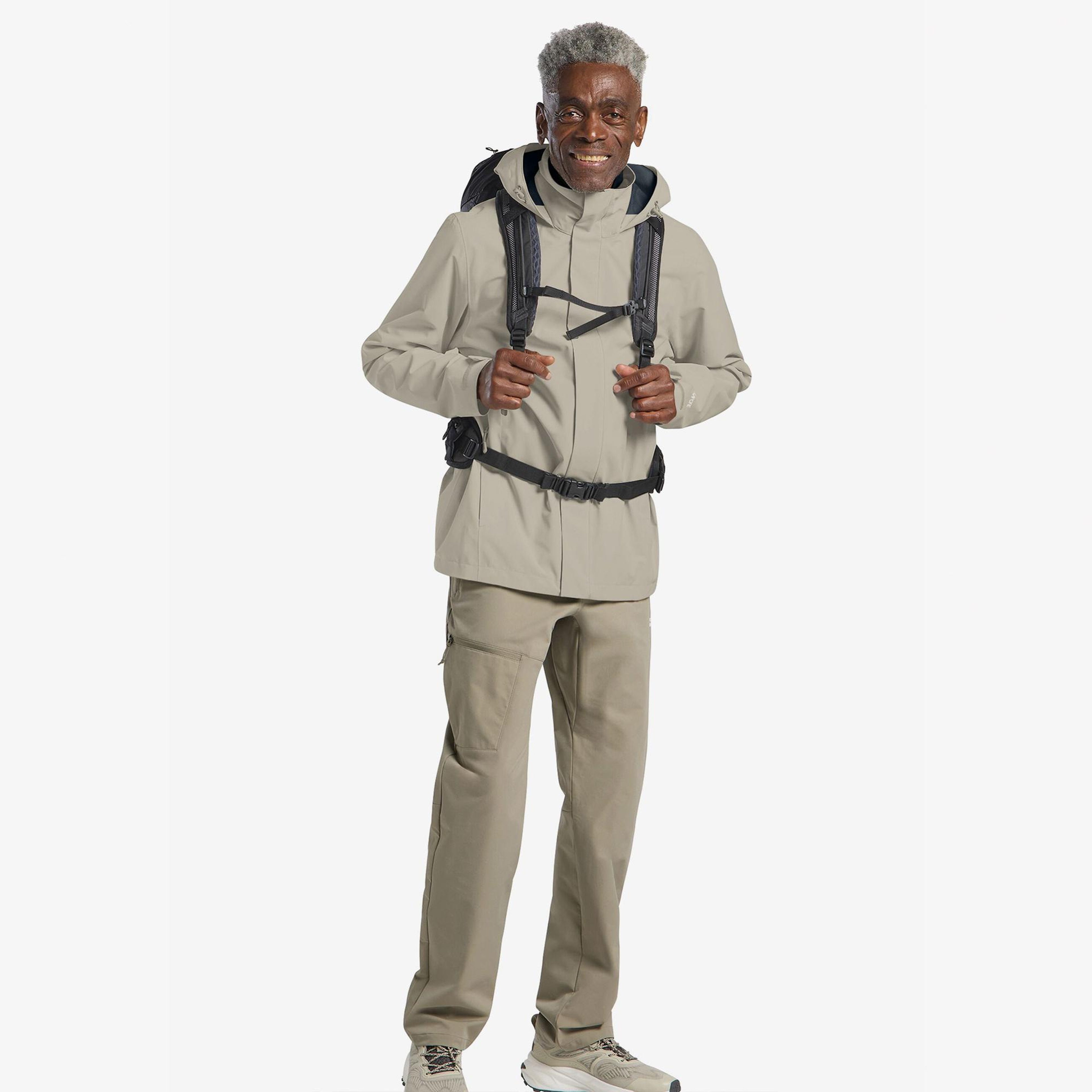 Jack Wolfskin Trailtime 2L Erkek Krem Outdoor Ceket