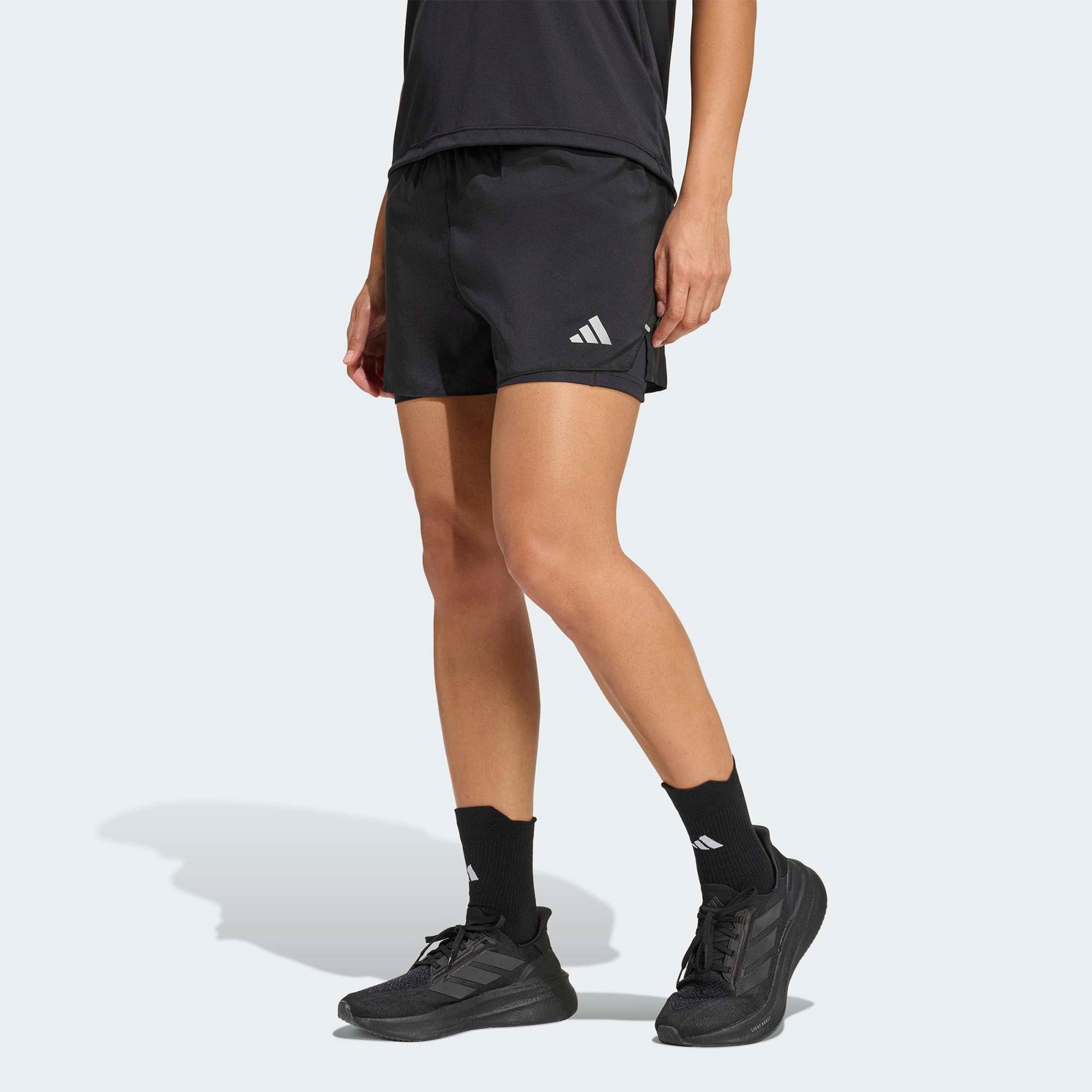 adidas Adi365 Running Essentials 2in1 Kadın Siyah Koşu Şortu