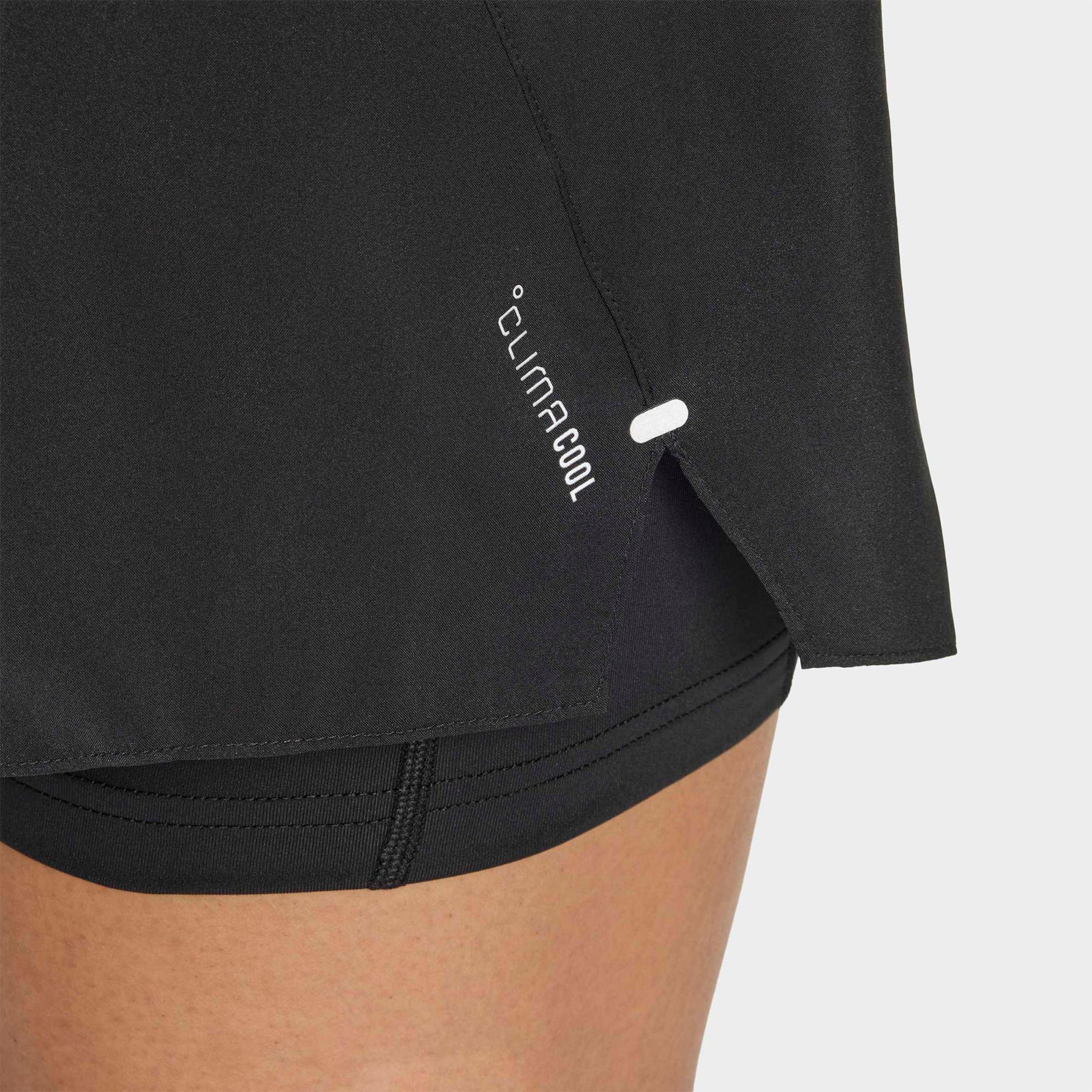 adidas Adi365 Running Essentials 2in1 Kadın Siyah Koşu Şortu