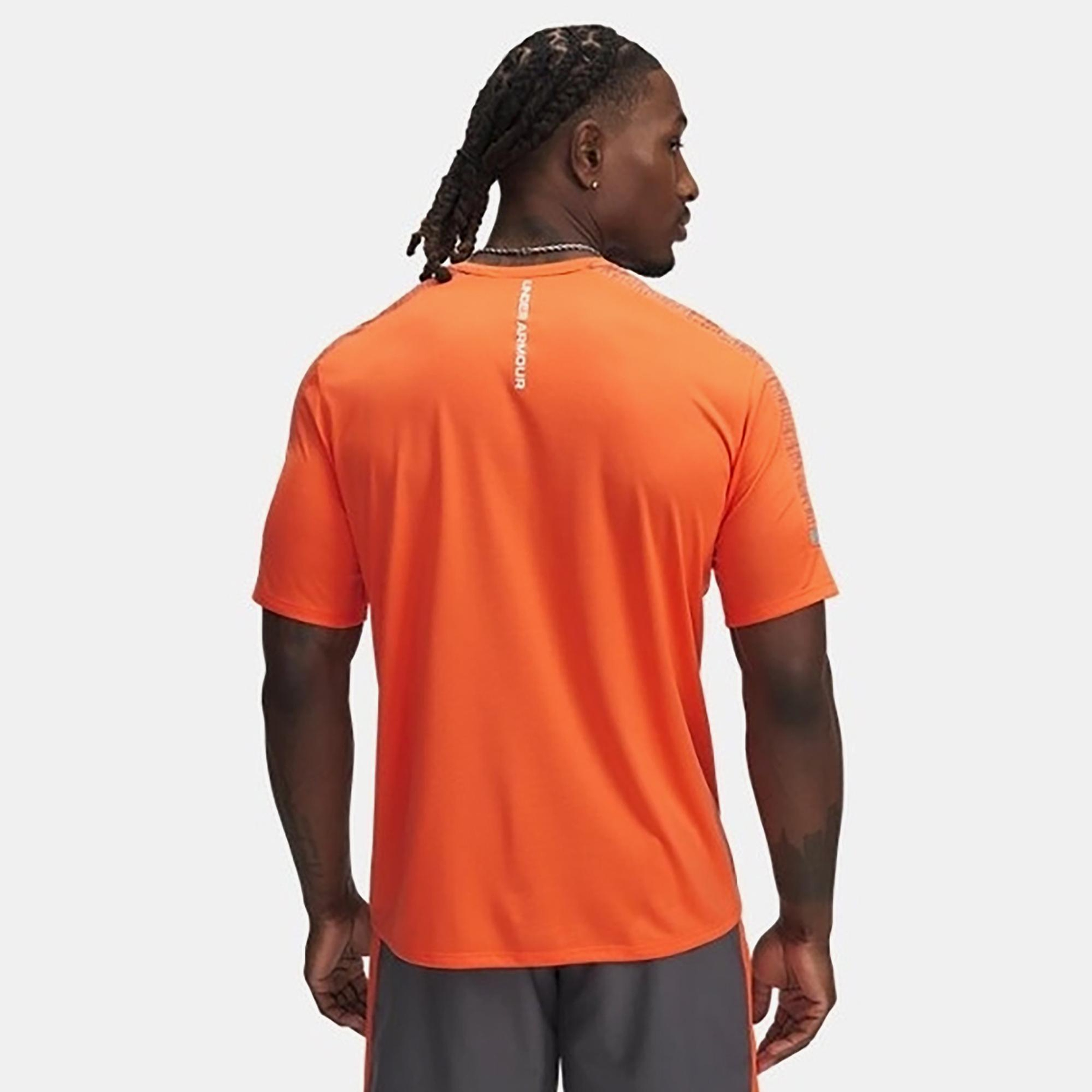Under Armour Tech Utility Ss Erkek Turuncu Antrenman T-Shirt