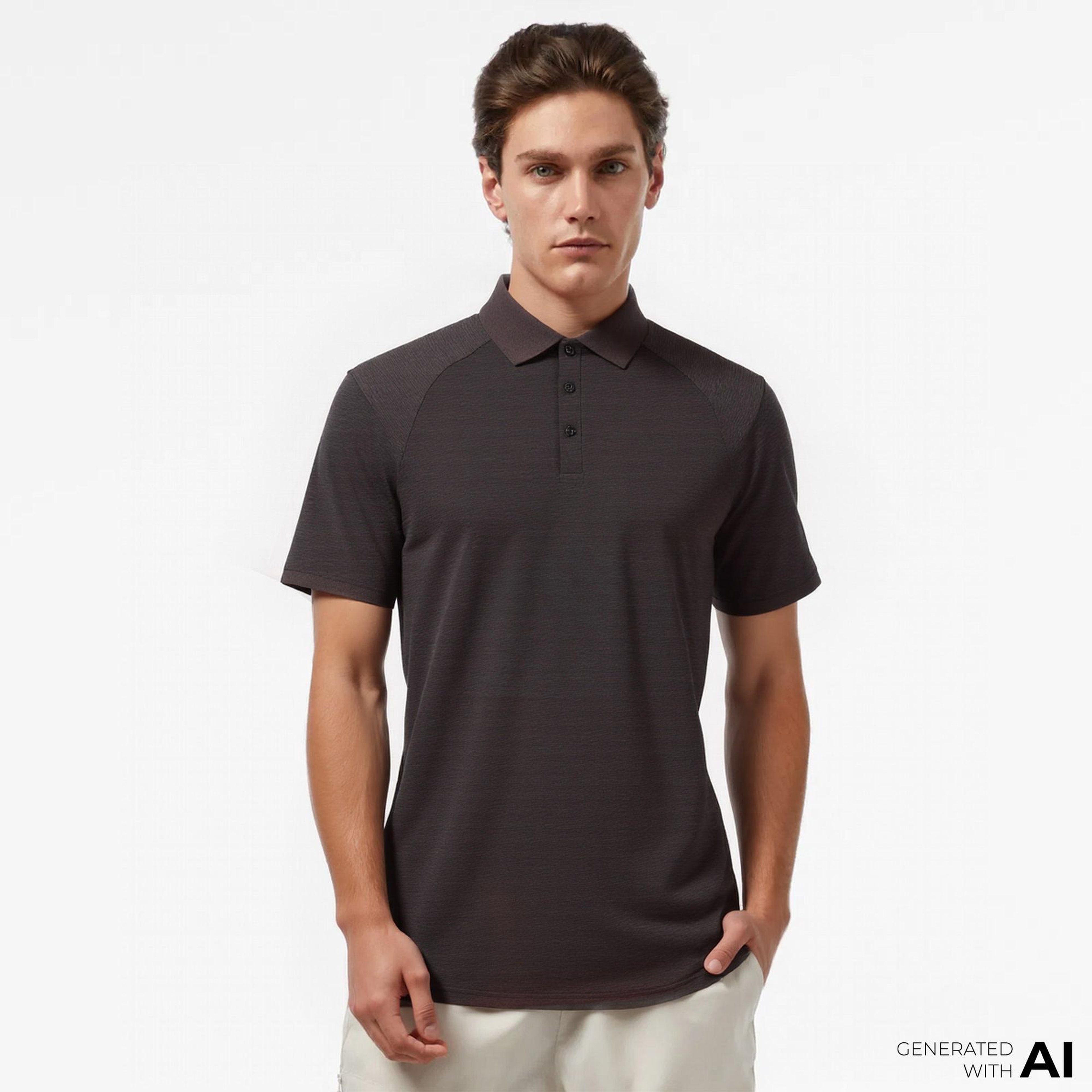 Trespass Kelleth Dlx Erkek Gri Polo T-Shirt