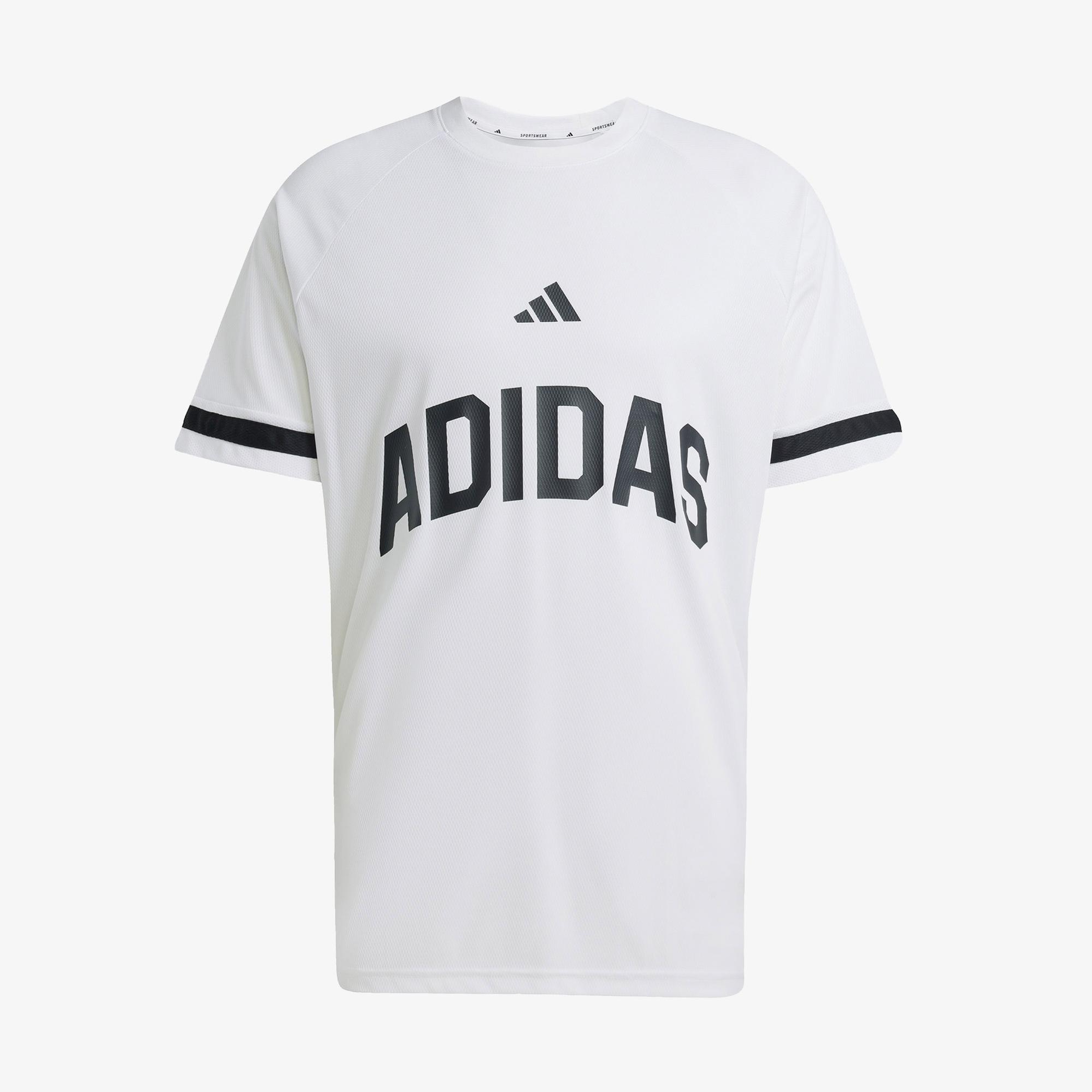 adidas M Us Sport Erkek Beyaz T-Shirt