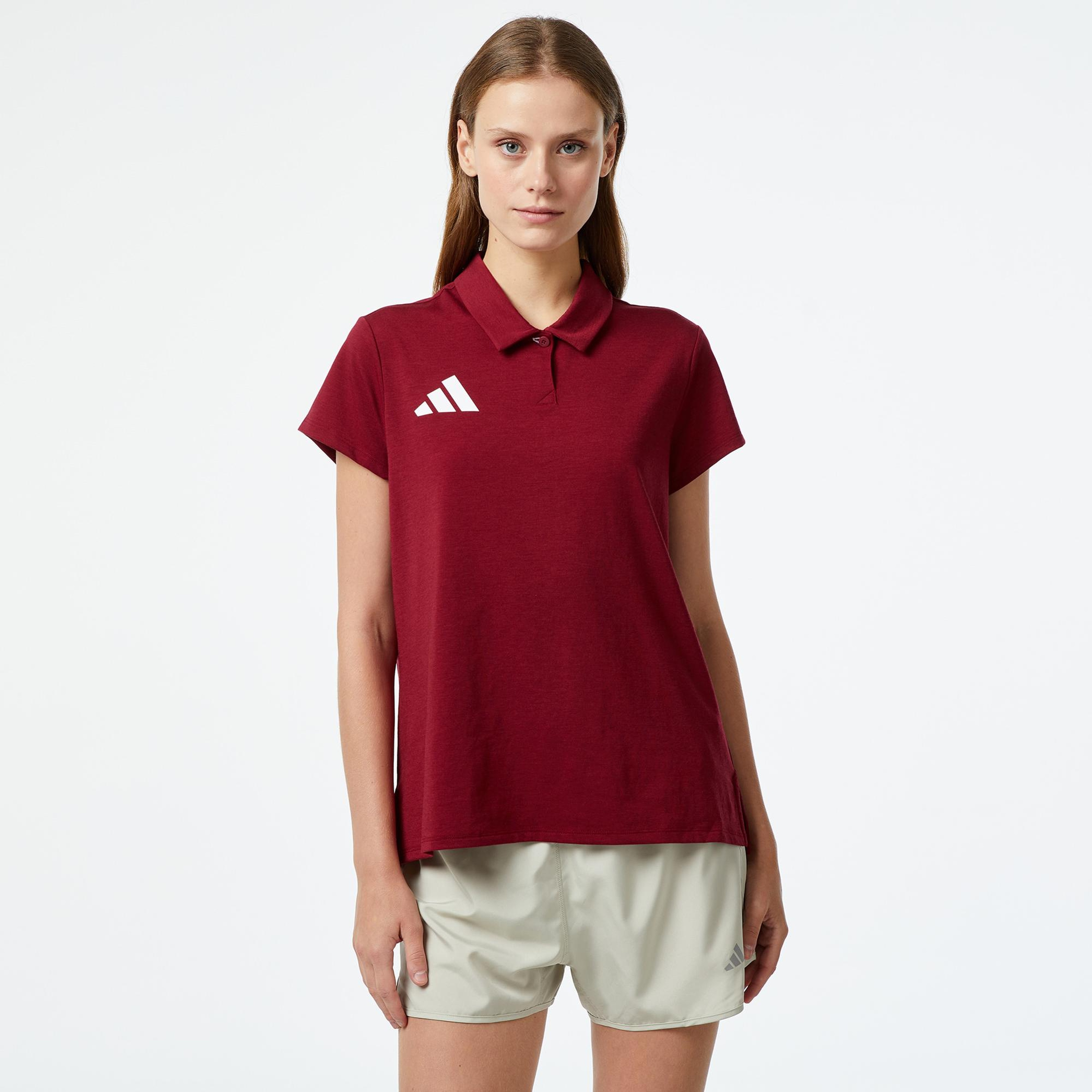 adidas Team Türkiye Kadın Kırmızı Günlük Polo