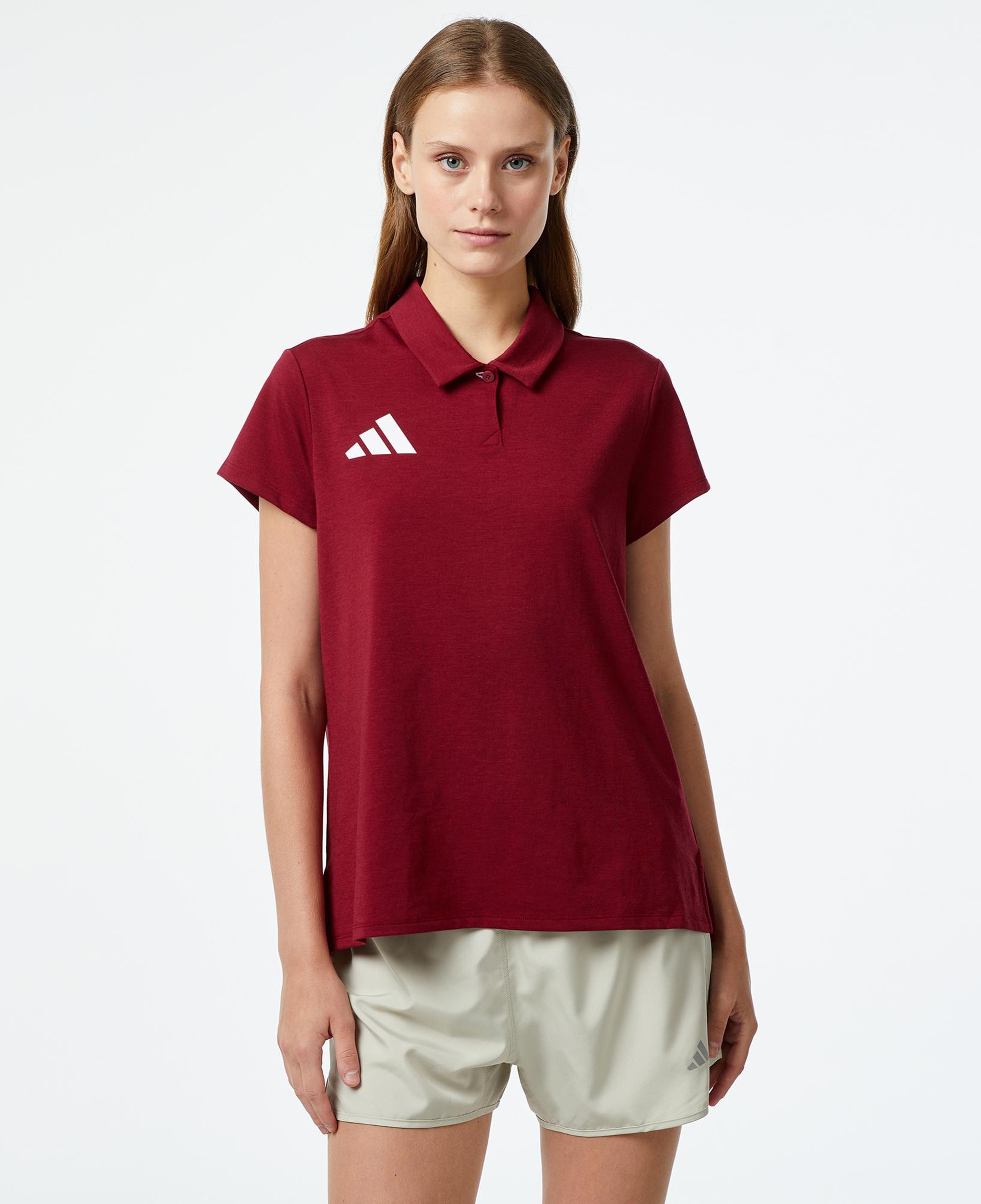 adidas Team Türkiye Kadın Kırmızı Günlük Polo